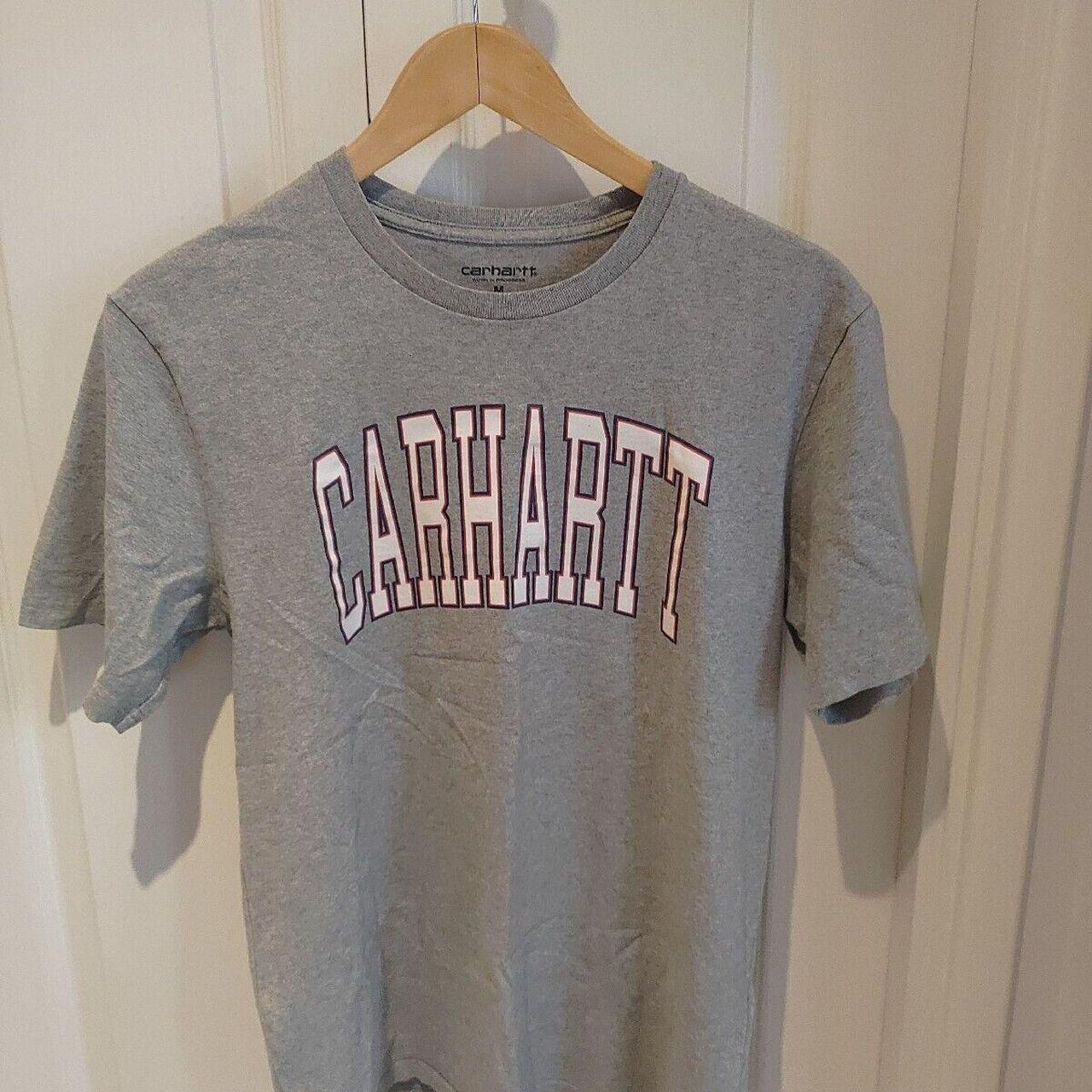 Carhartt Classic Logo T Shirt - Size M Carhartt... - Depop