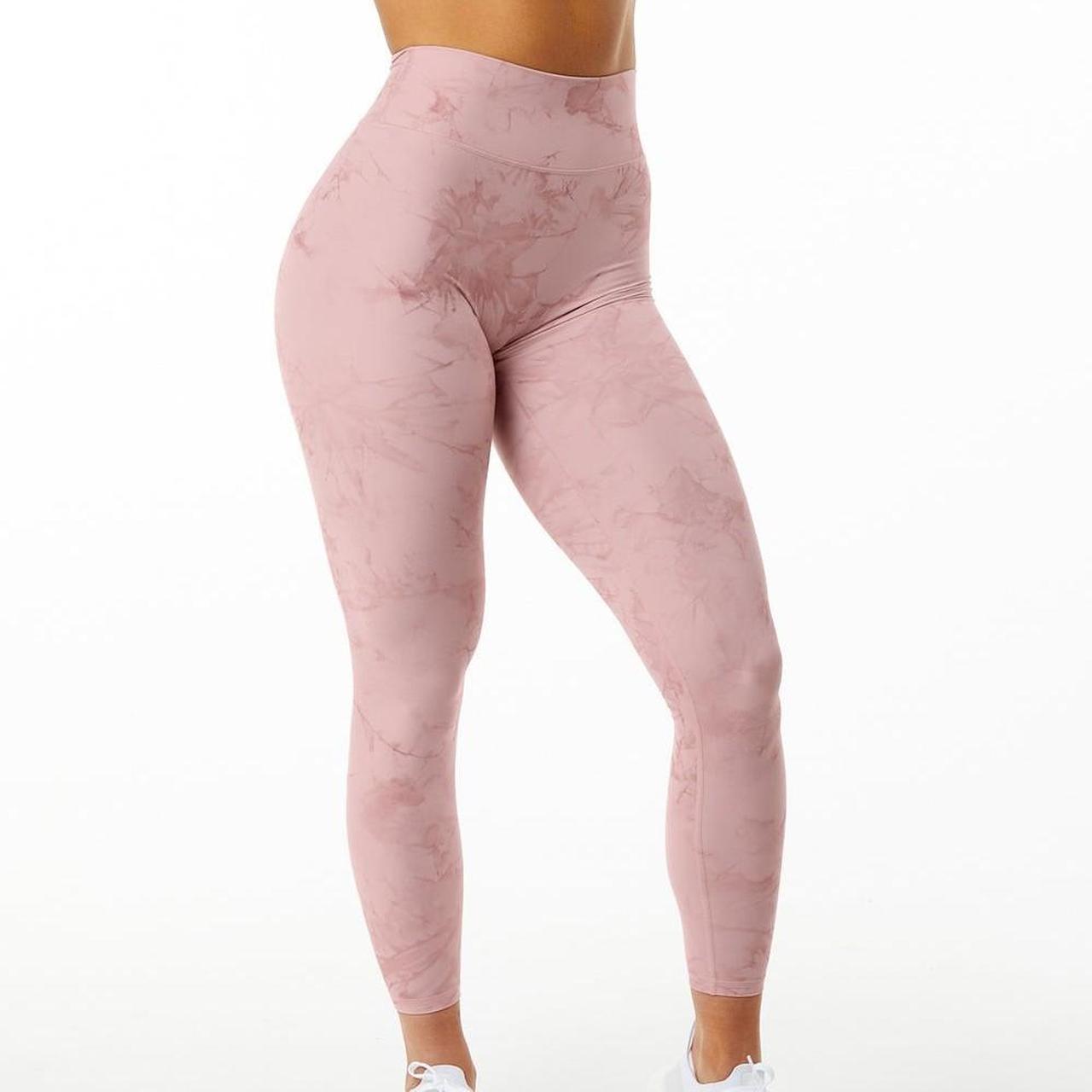 Alphalete Wonder legging 27" in Blossom 🌸 Worn... Depop