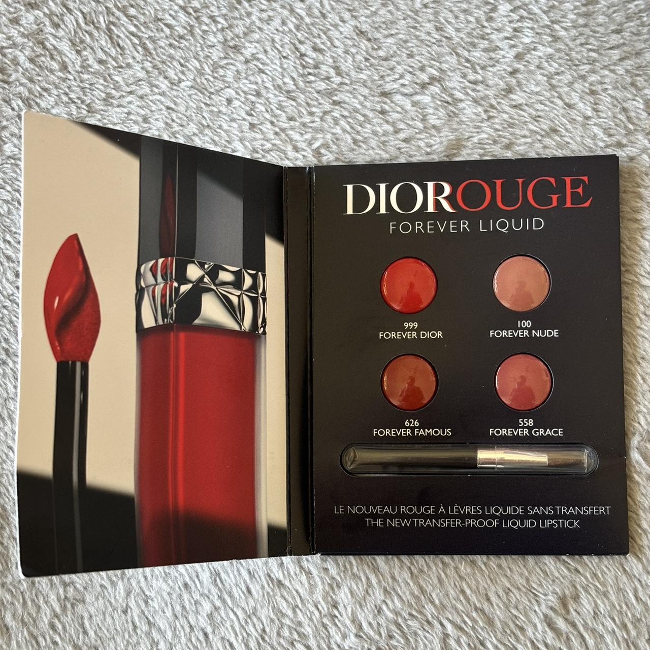 DIOR red Makeup bag, store red lipstick, serum, lipstick samples, perfugift package