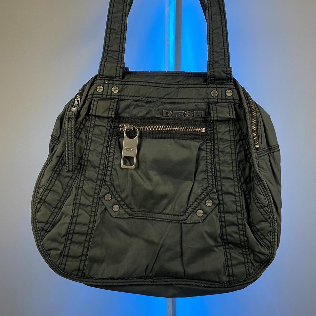item diesel bowling bag description grey archive... Depop