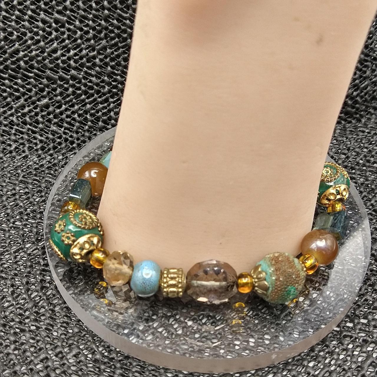 Source Unknown Women's Bracelet - Brown/Multi – V… - image 2