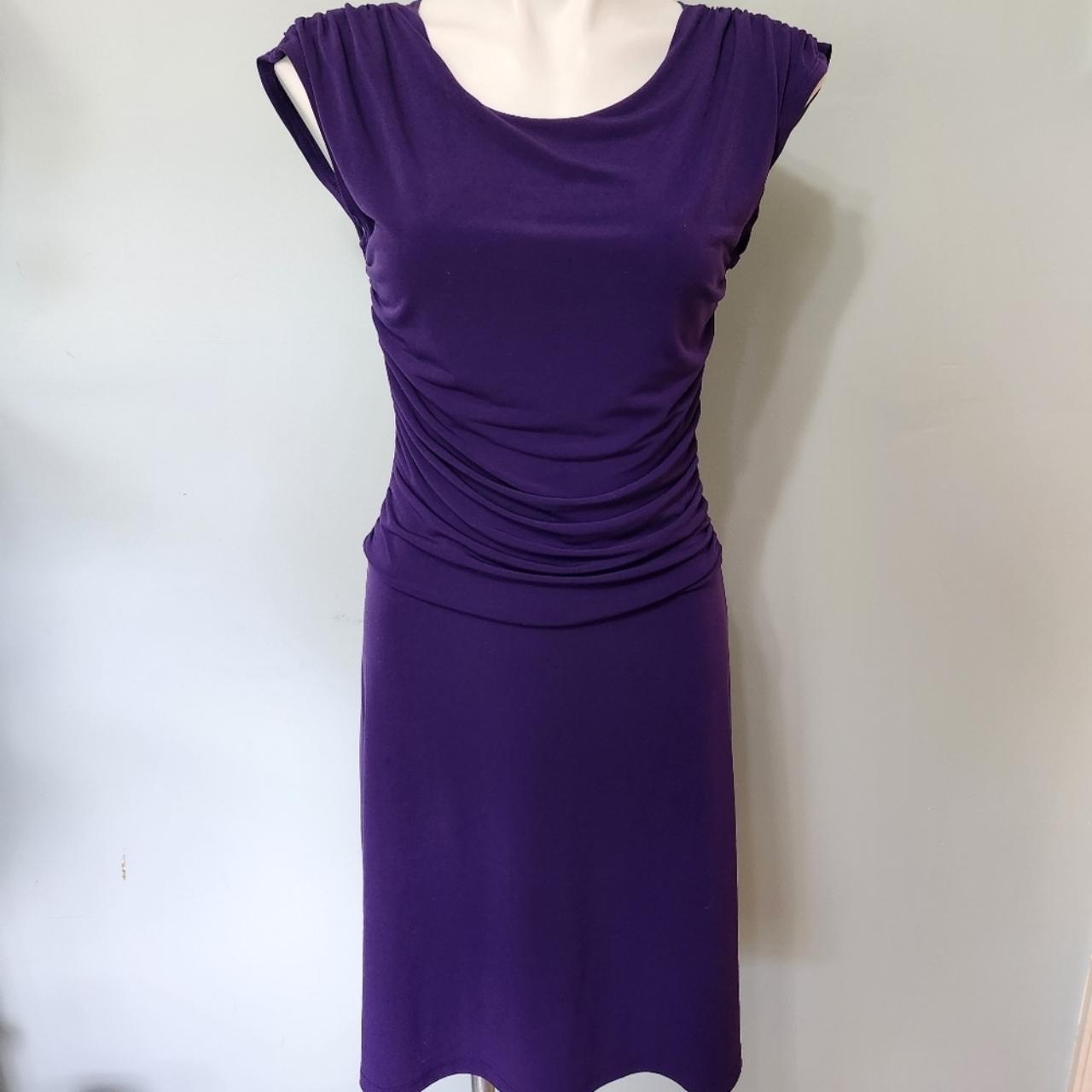 Enfocus Petite Purple Dress euc size 8P short. Depop