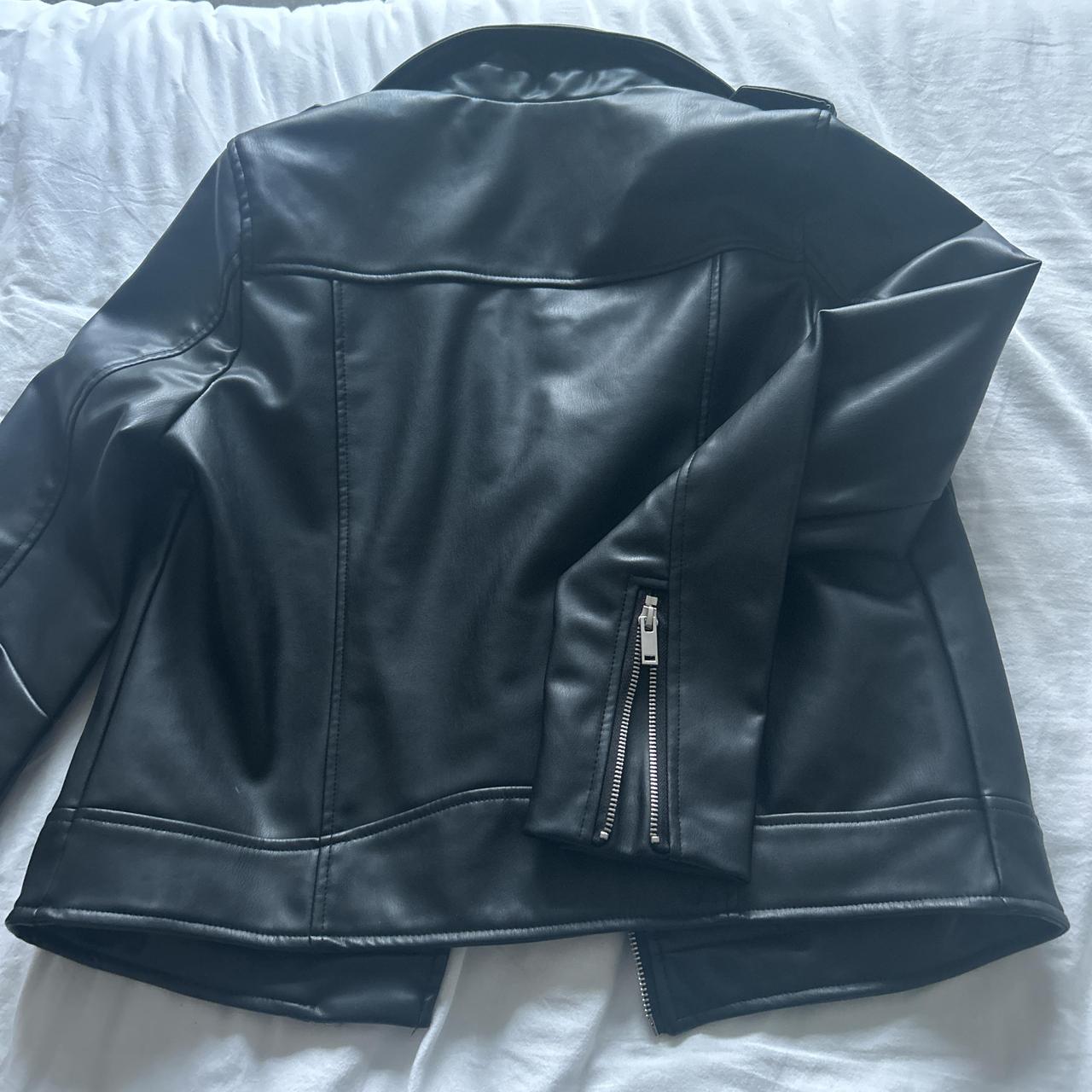 Dunnes leather jacket good quality comfy