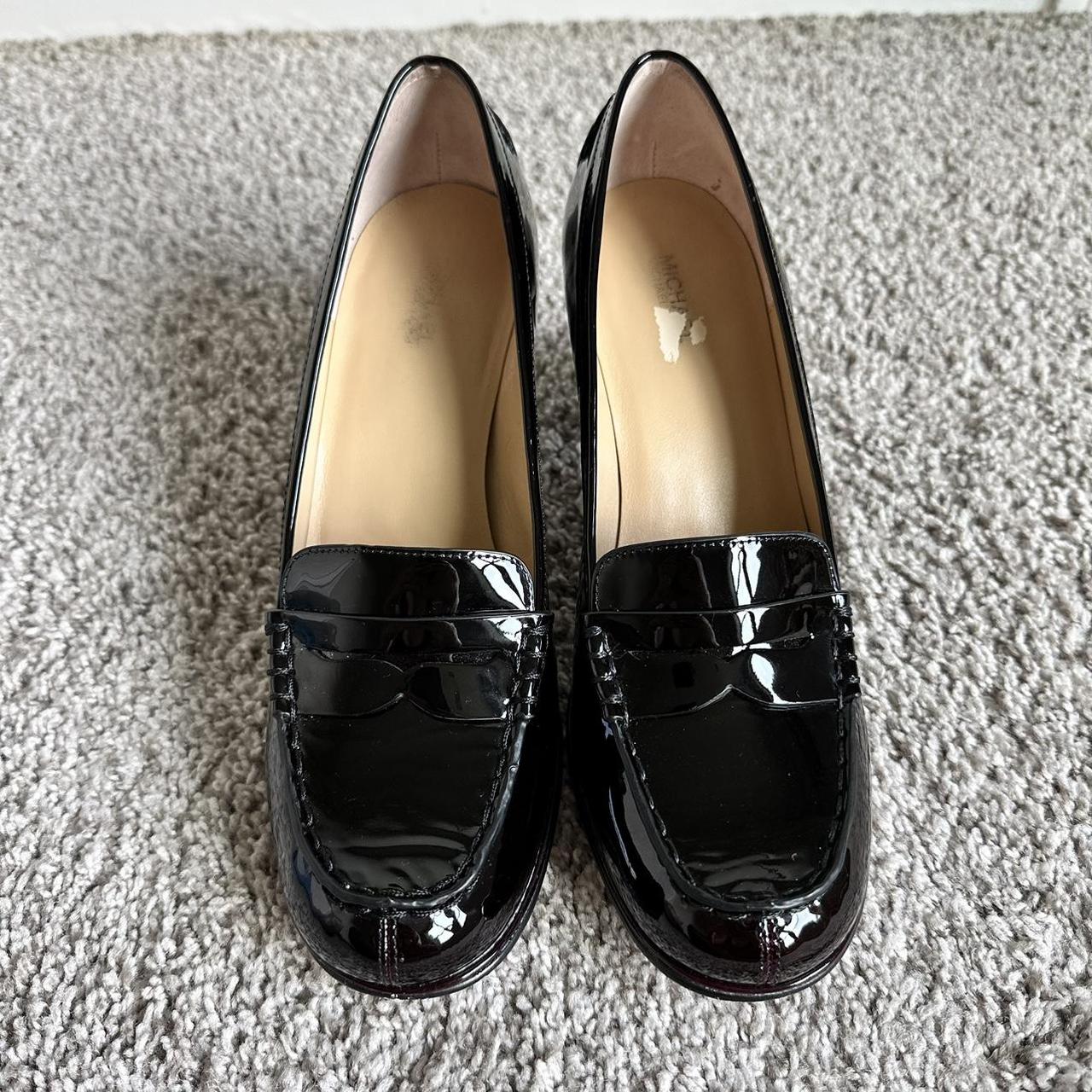 Michael Kors Buchanan Black Patent Leather High Heel. Depop