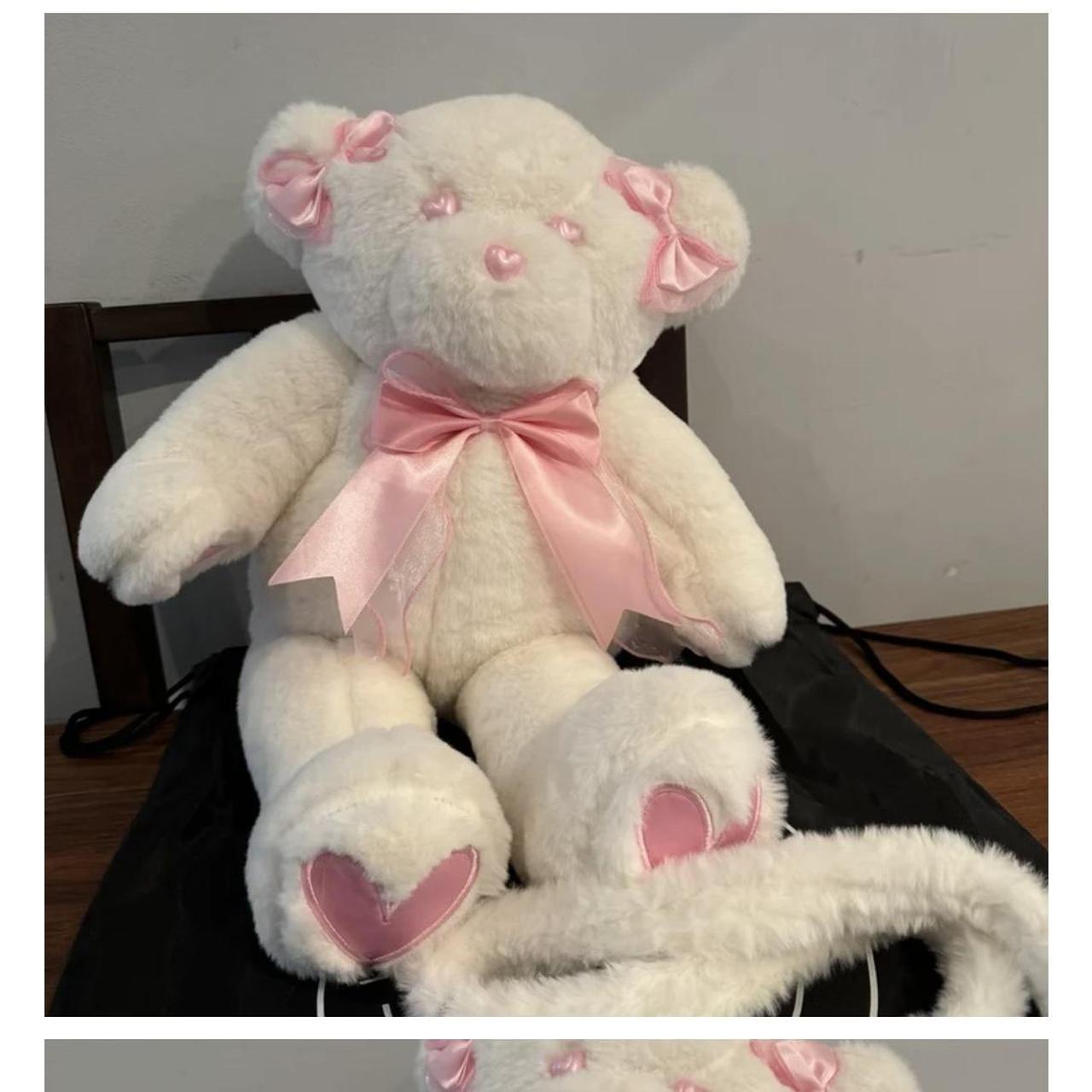 Tormented teddy backpack, brand new with storage Depop