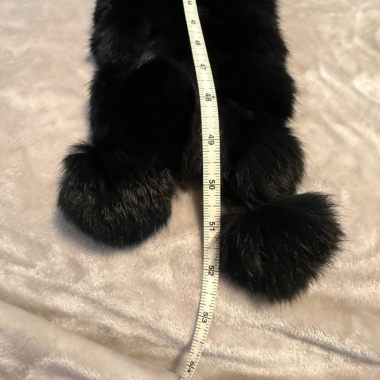 Source Unknown Women's Scarf - Black – Real Mink … - image 7