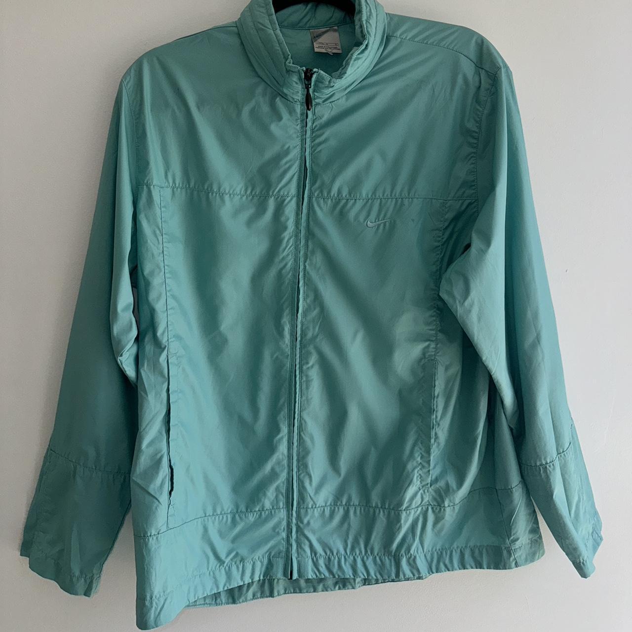 Aqua Nike windbreaker vintage Depop