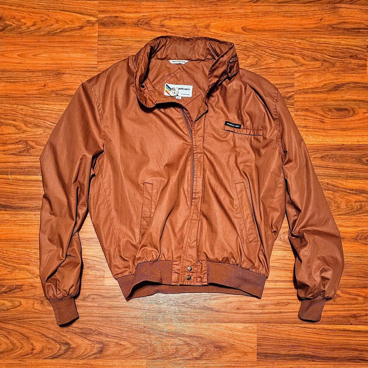 Oversized Jacket Members Only Jacket Orange Members Only Classic