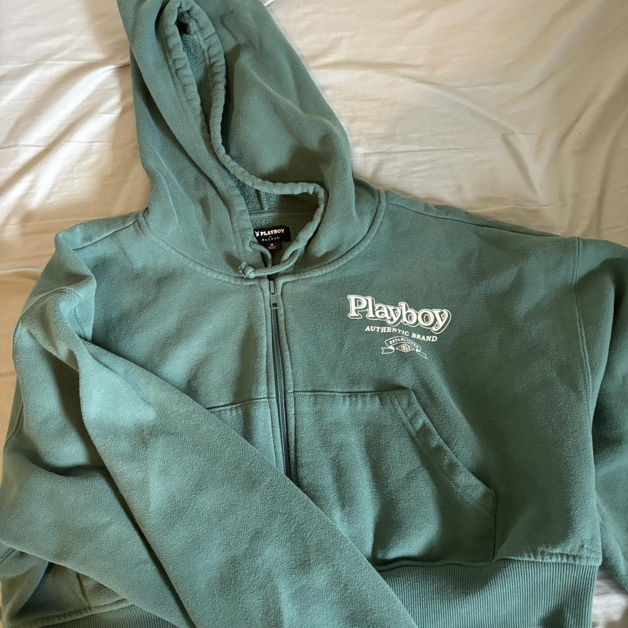 Pacsun Playboy Cropped Sweatshirt Pacsun Playboy Cropped Hoodie