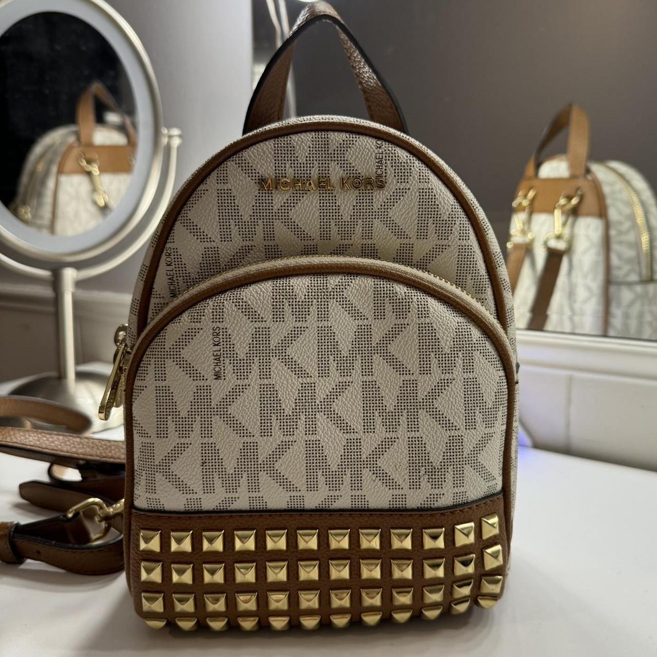 Michael kors studded mini backpack best sale