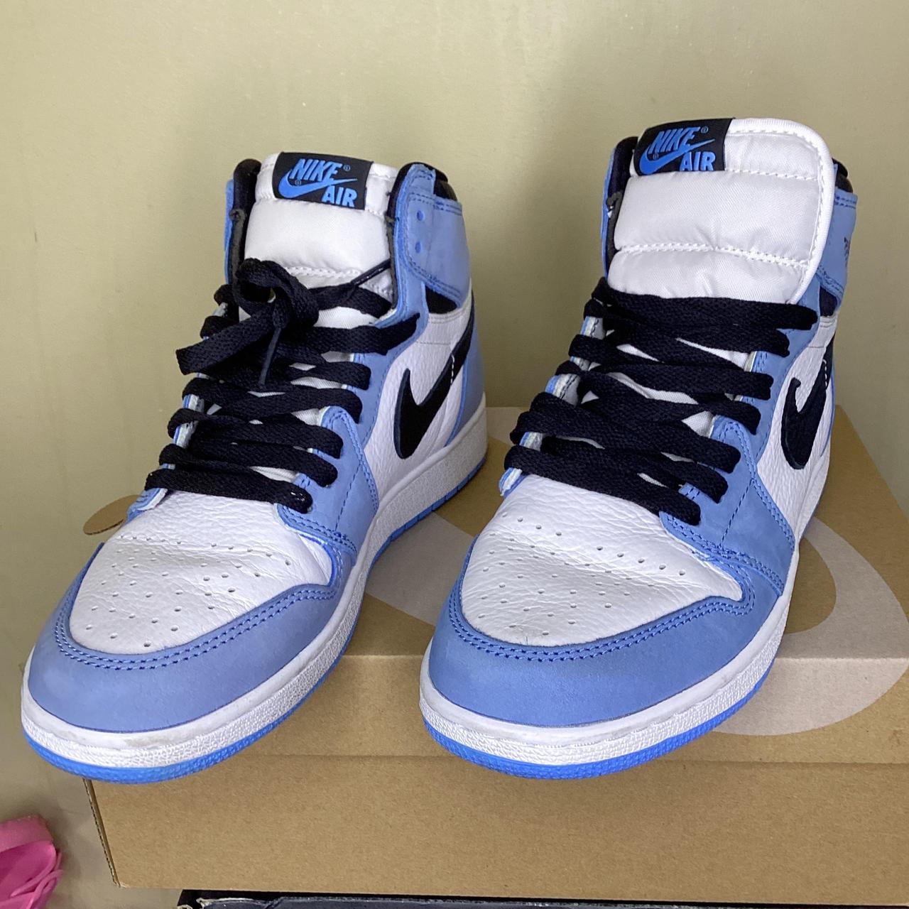 Jordan 1 baby shops blue and black