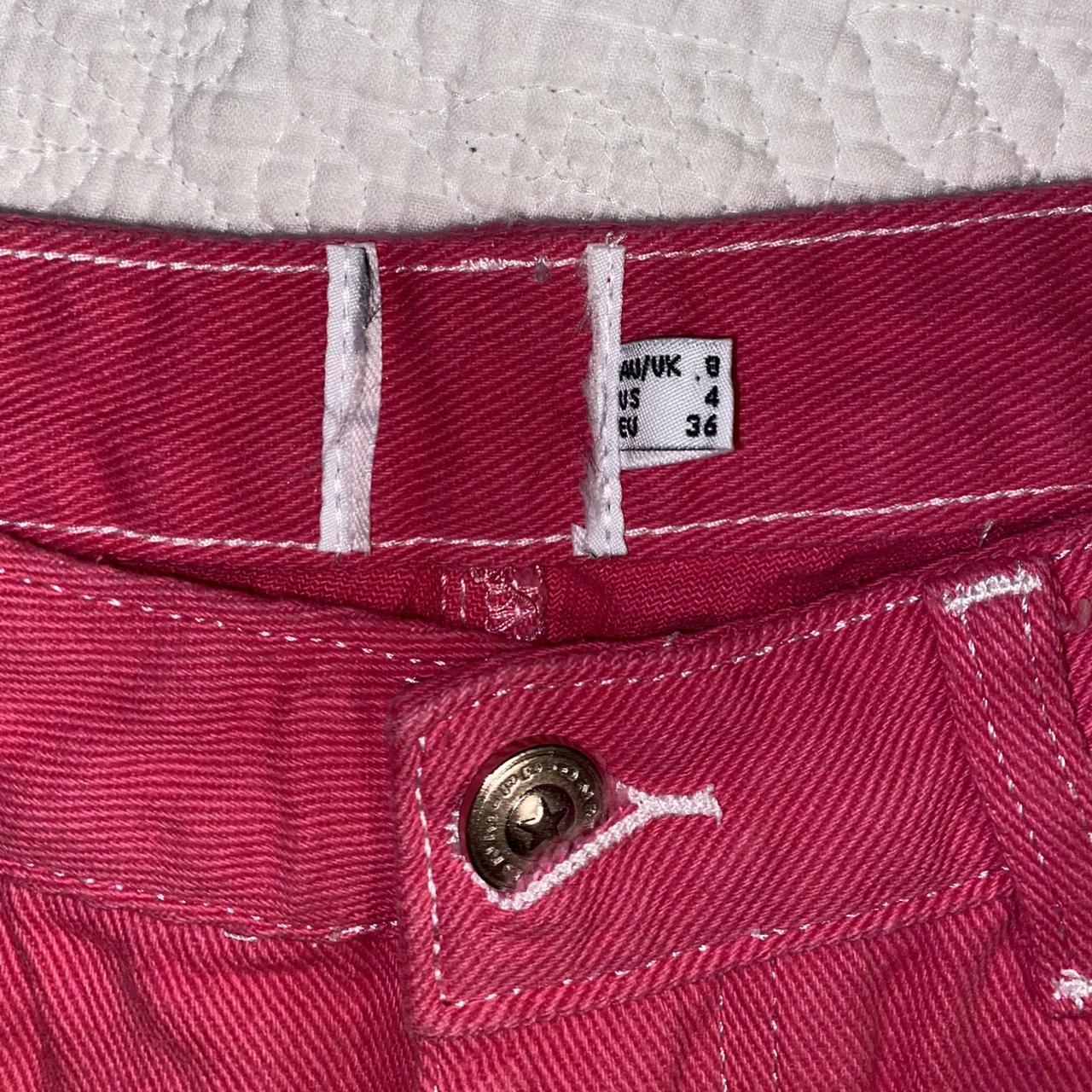 Women's Pink Jeans Depop