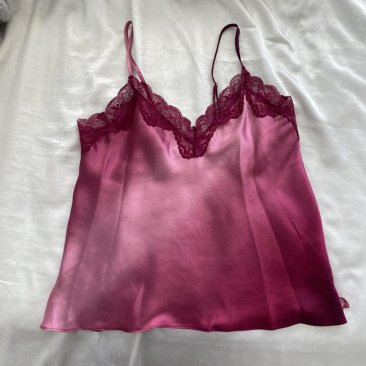 Lace pink top - Depop