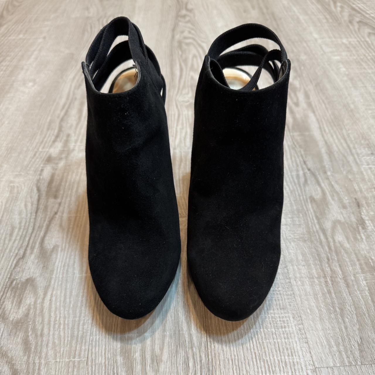 Nine West Women's Ankle Boots Black US – Black suede ankle