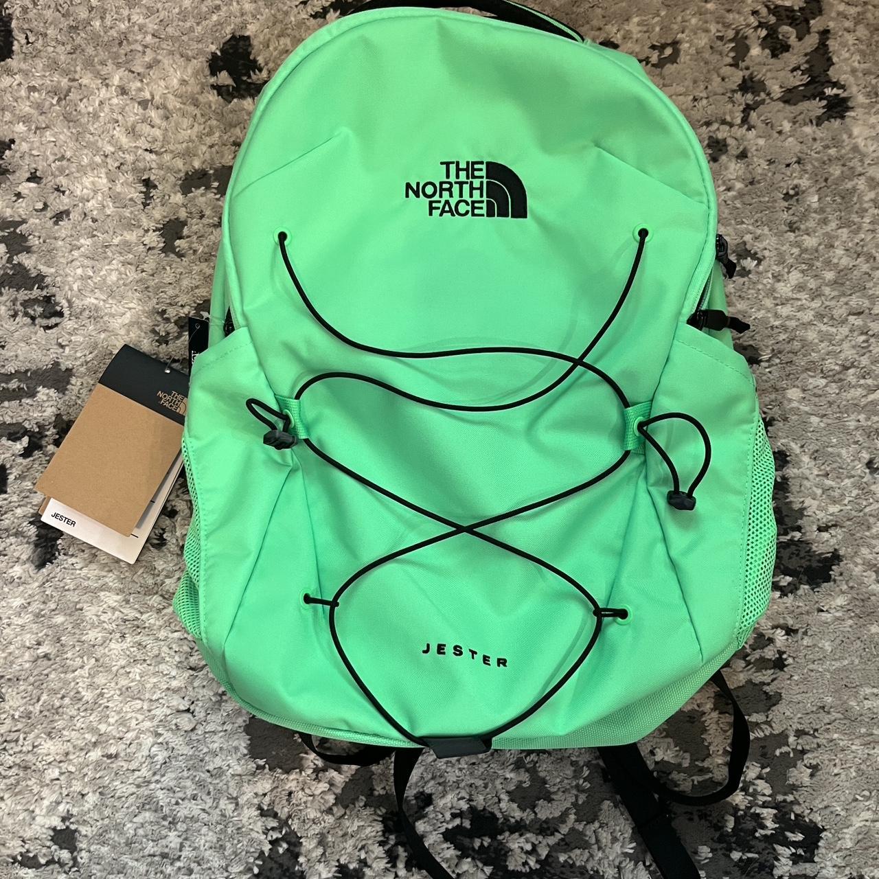 Lime green north face backpack on sale