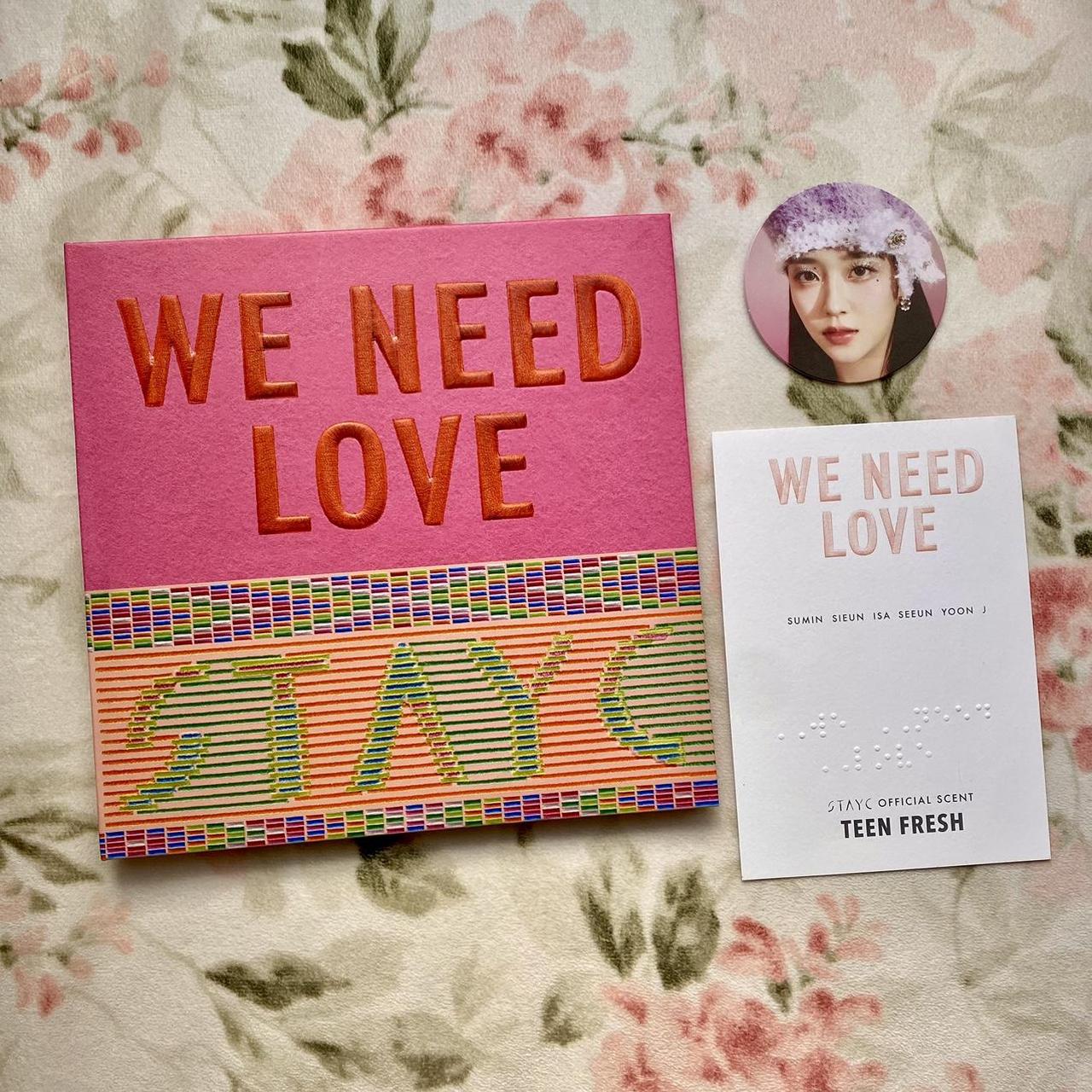 stayc we need love love ver album! comes w all… - Depop