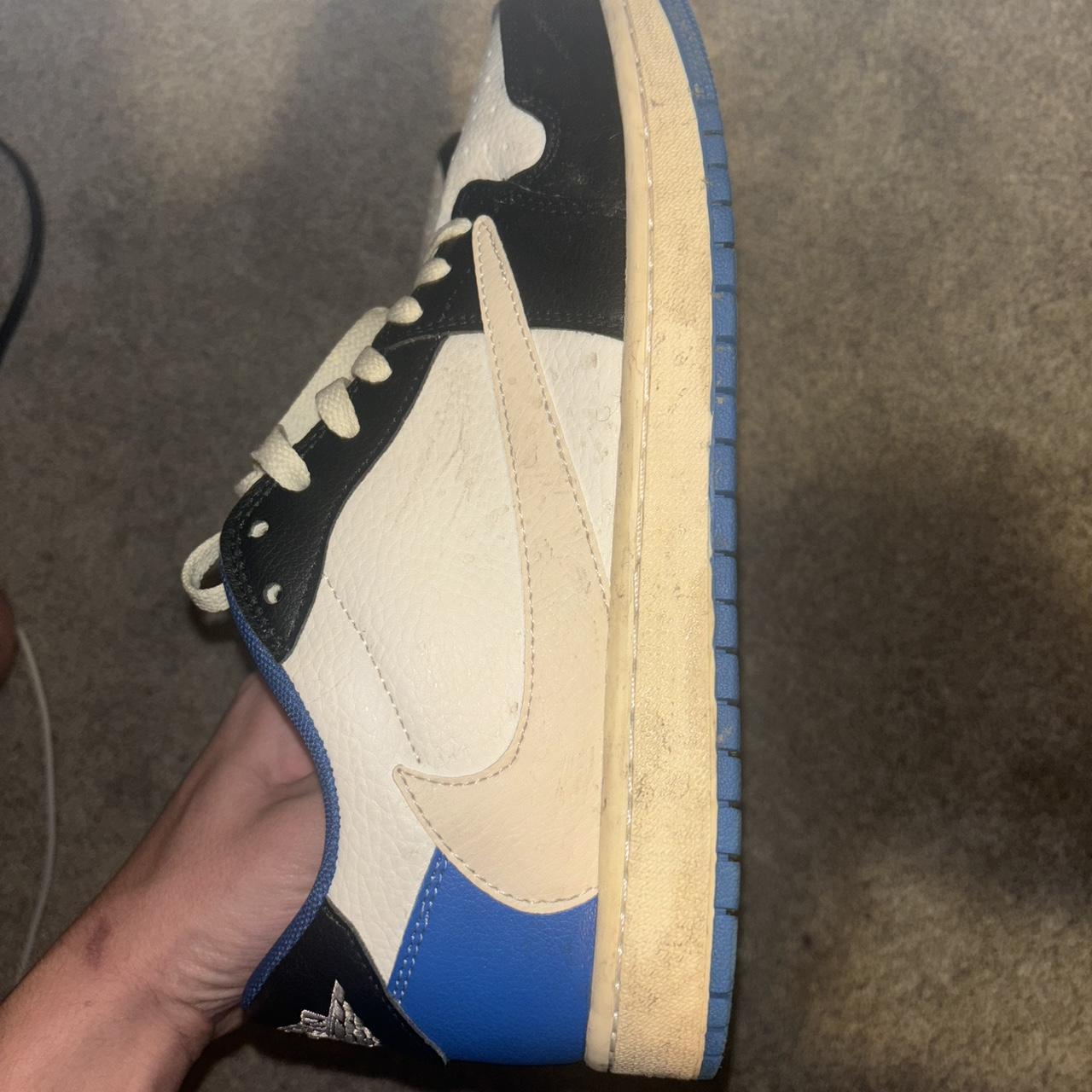 Travis Scott Jordan 1 Fragment Size 11 With No... - Depop