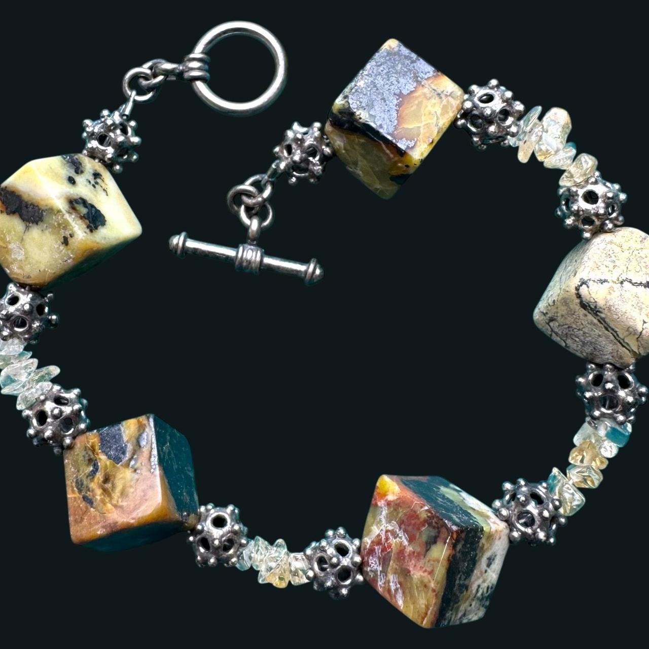 Source Unknown Women's Bracelet - Cream/Brown – B… - image 1