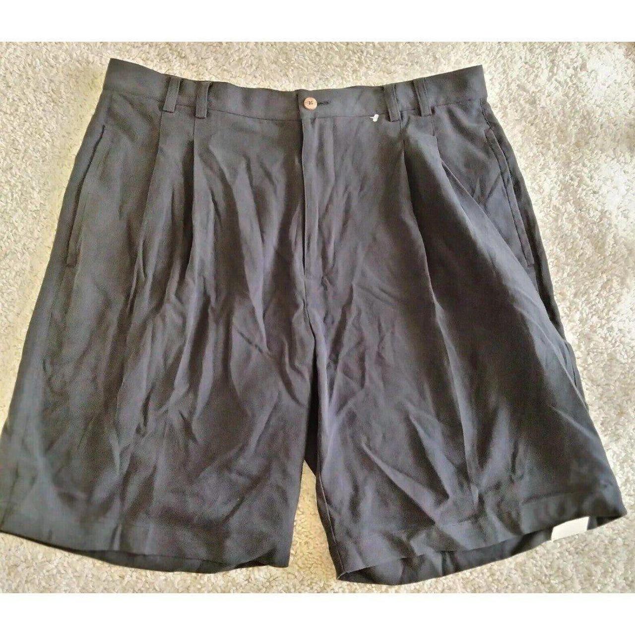 Pleated dark store gray Shorts 36