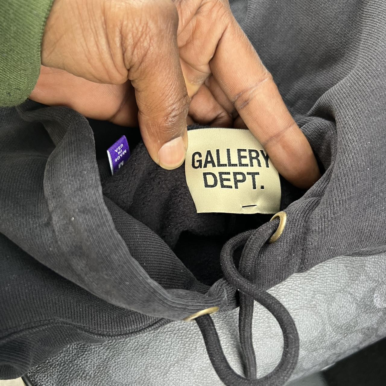 GD GALLERY DEPT VINTAGE/ SUN FADED LOGO HOODIE | Depop GD GALLERY DEPT VINTAGE/ SUN FADED LOGO HOODIE | Depop