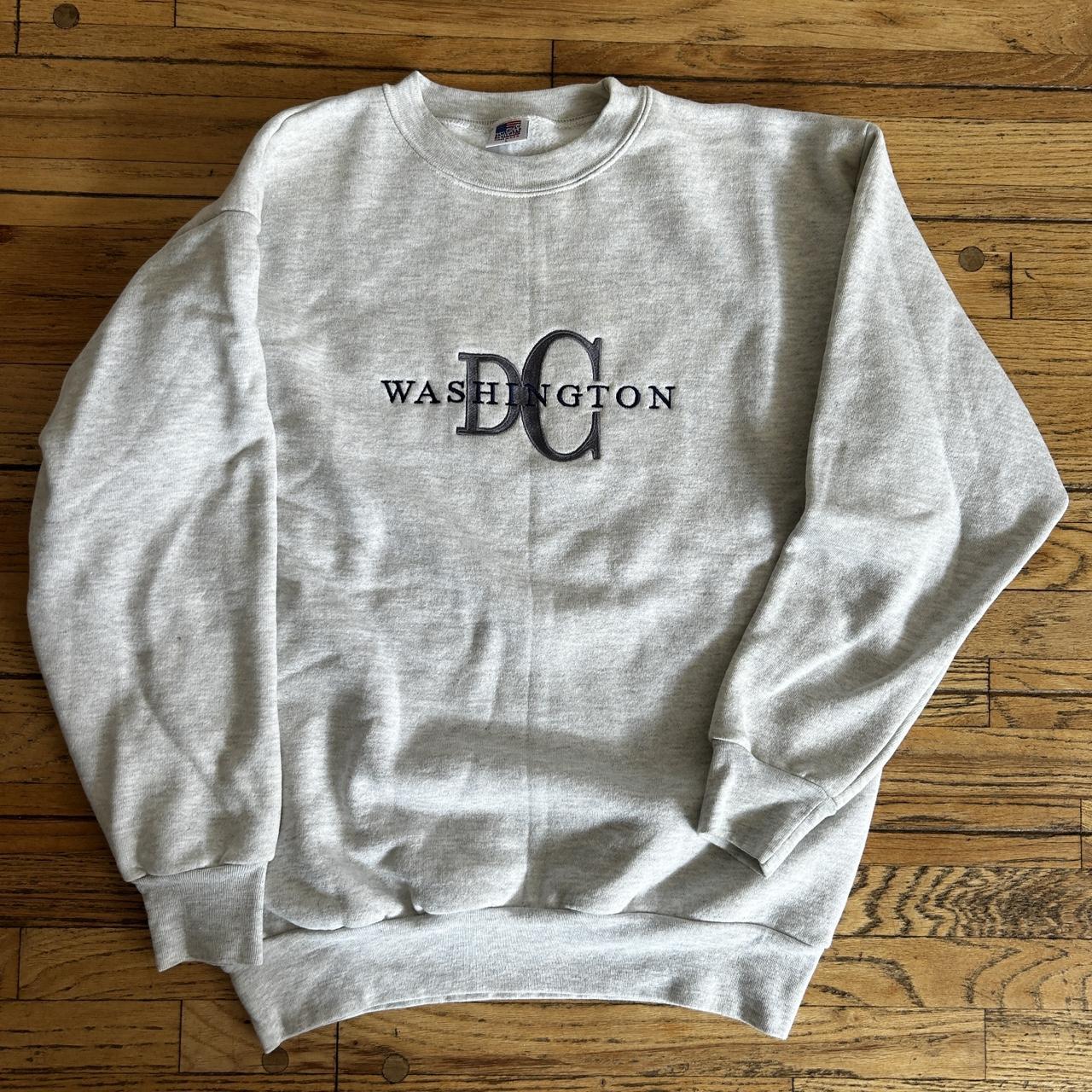 Deals Vintage Washington D.C Crewneck Sweatshirt