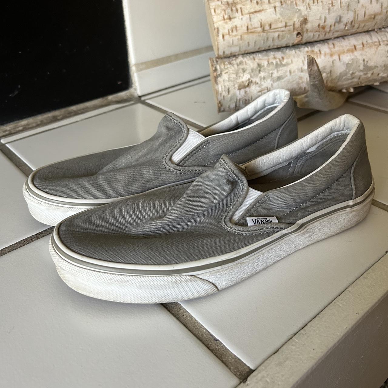 Grey van slip ons best sale