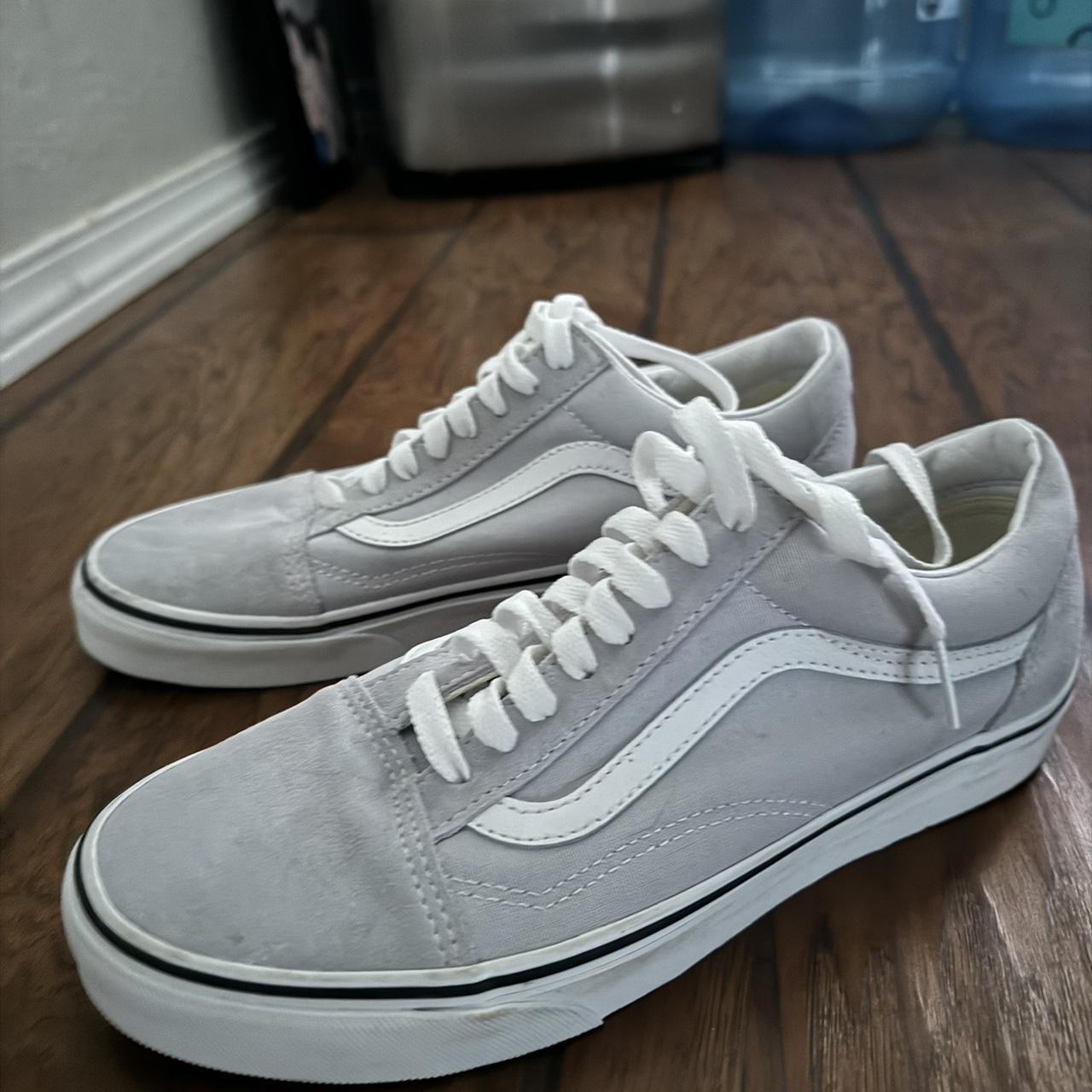 Pale grey vans best sale