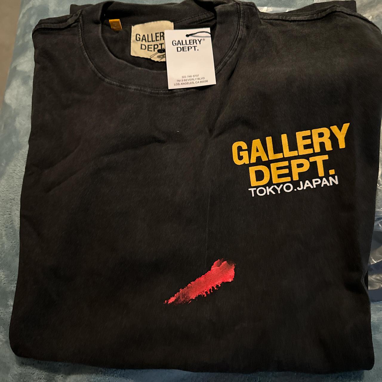 Gallery Dept. Tokyo Japan black and red tshirt | Depop