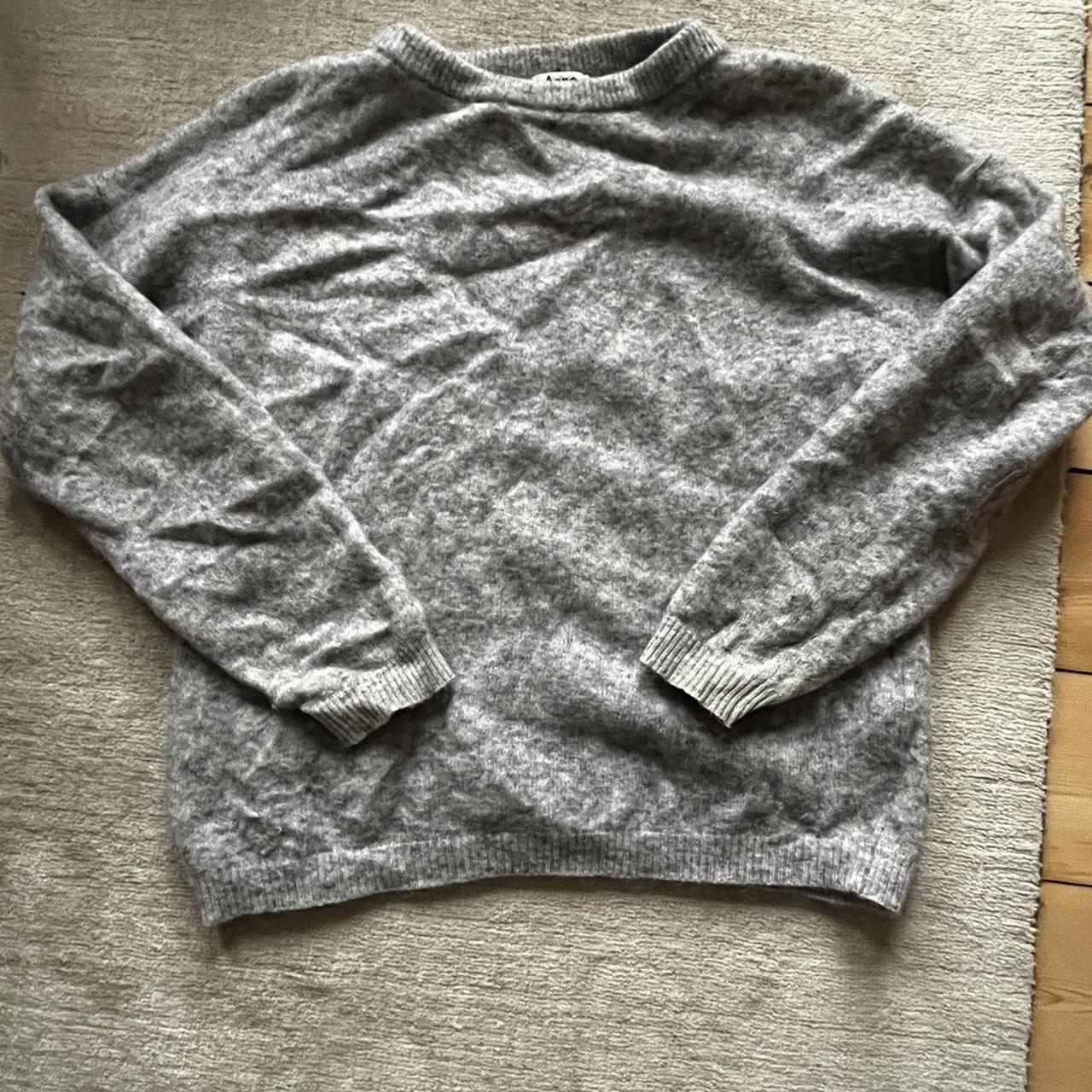 Acne Studios Women's Grey Jumper | Depop