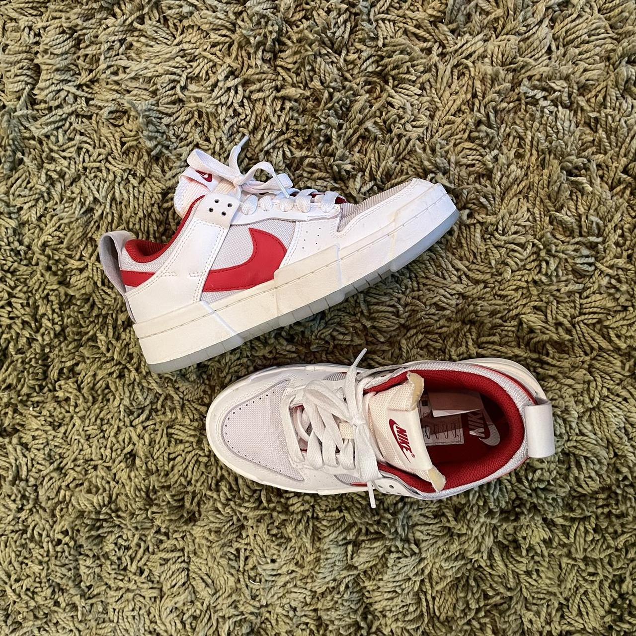 womens dunk low disrupt red