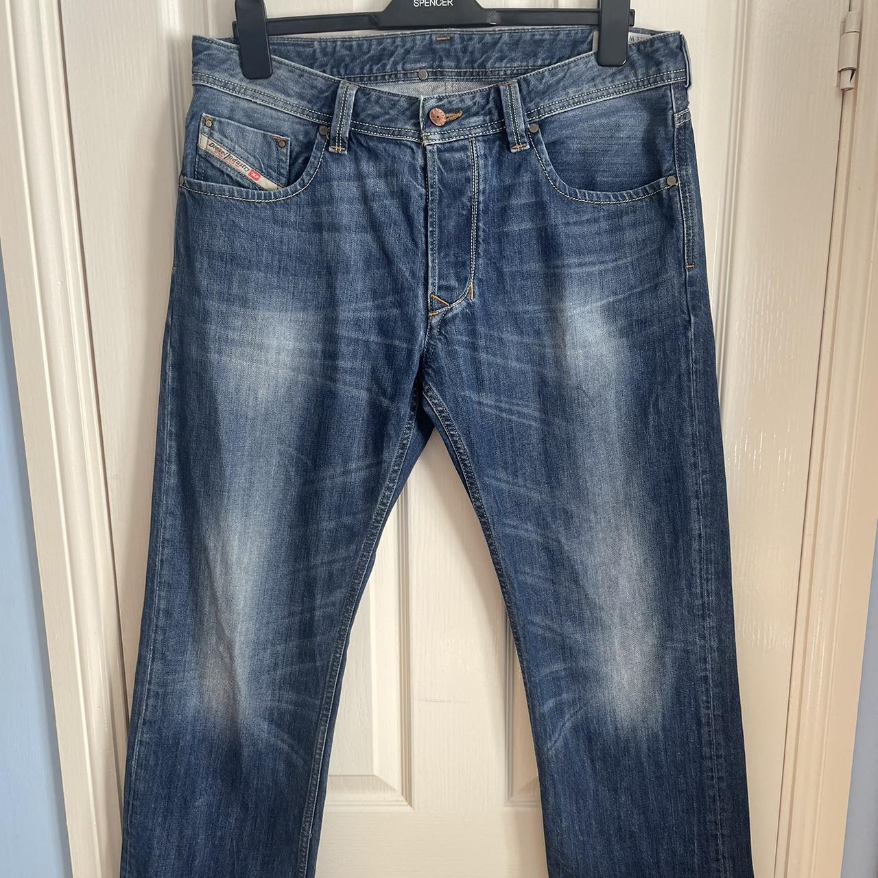 Diesel Wash 008XR Larkee Regular Straight Fit Blue | Depop