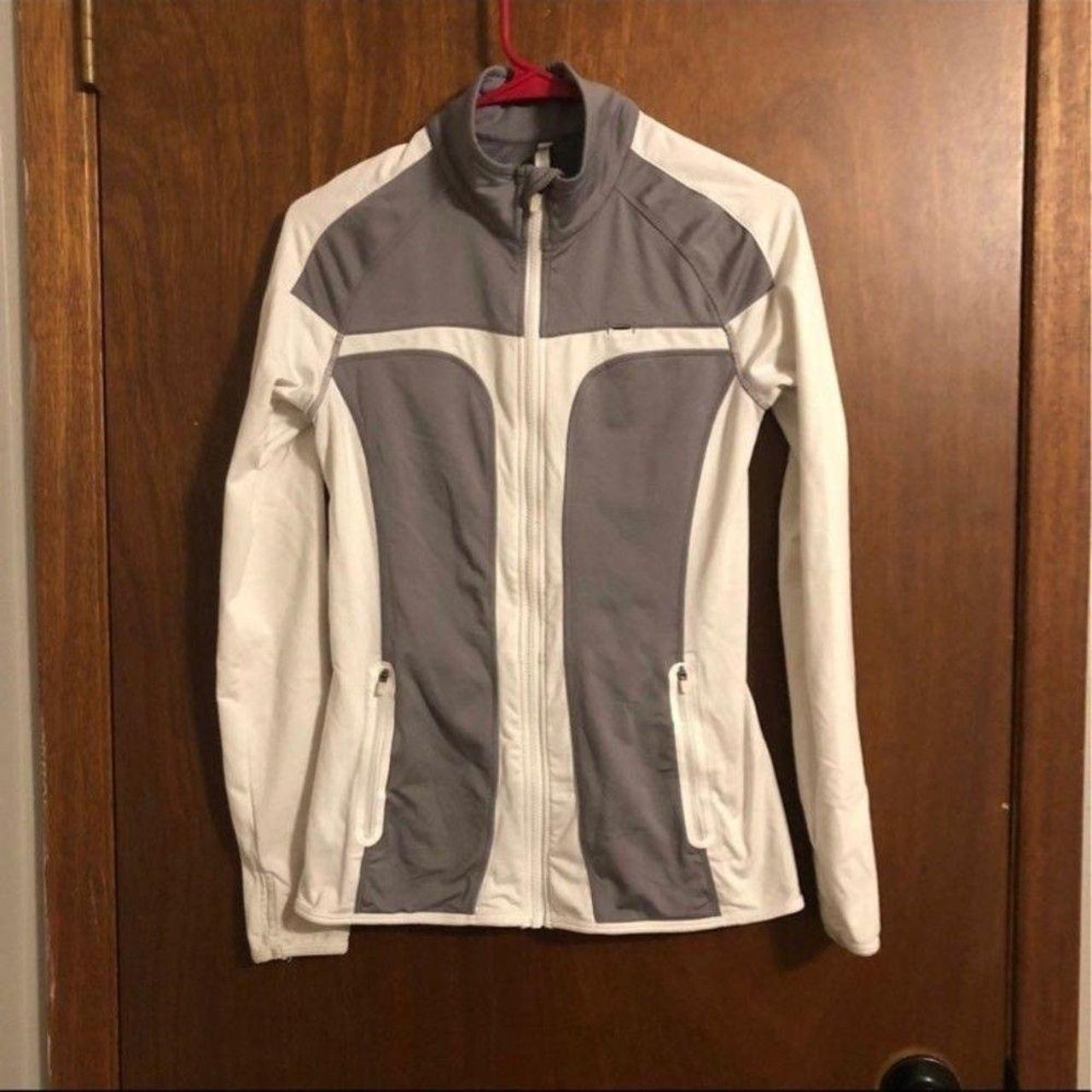 Fabletics Women's Lightweight Jacket - White/Grey… - image 2