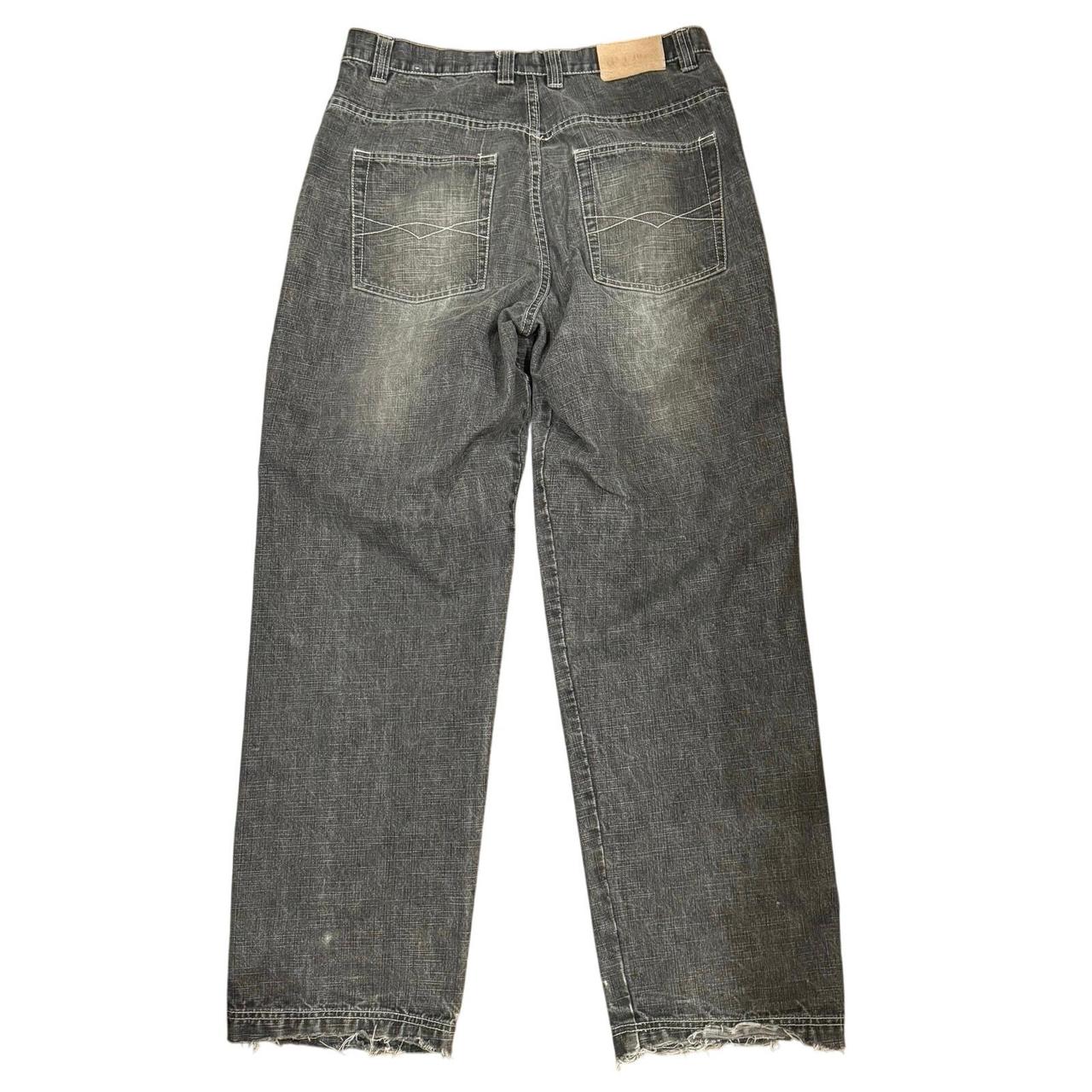 Source Unknown Men's Distressed Jeans - Grey - 34… - image 3