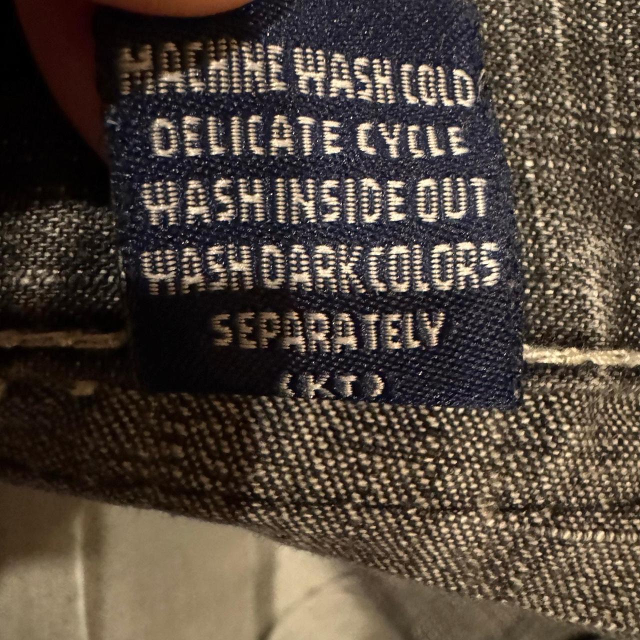 Source Unknown Men's Distressed Jeans - Grey - 34… - image 7