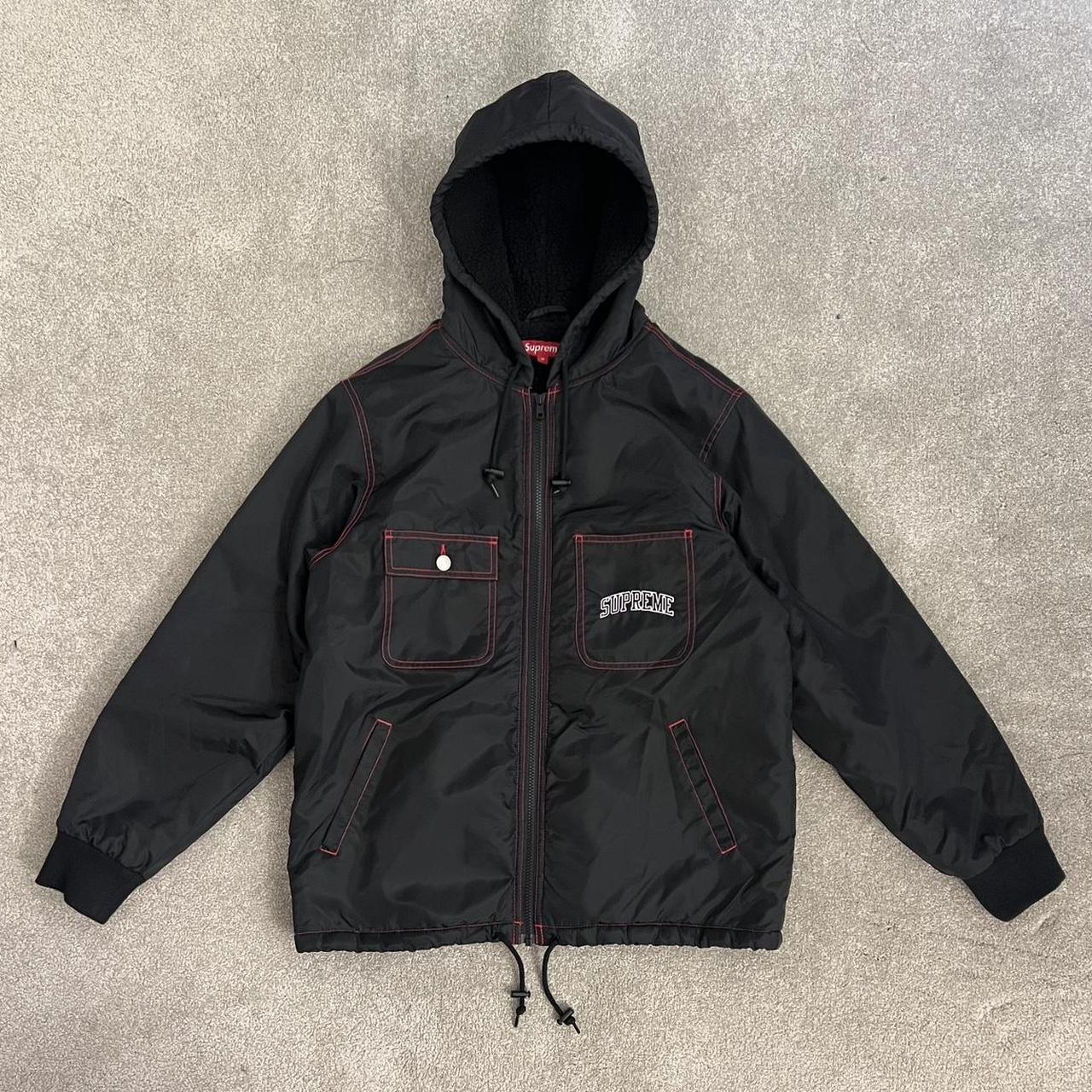 Supreme Spellout Quilted Lightweight Down Jacket - | Depop