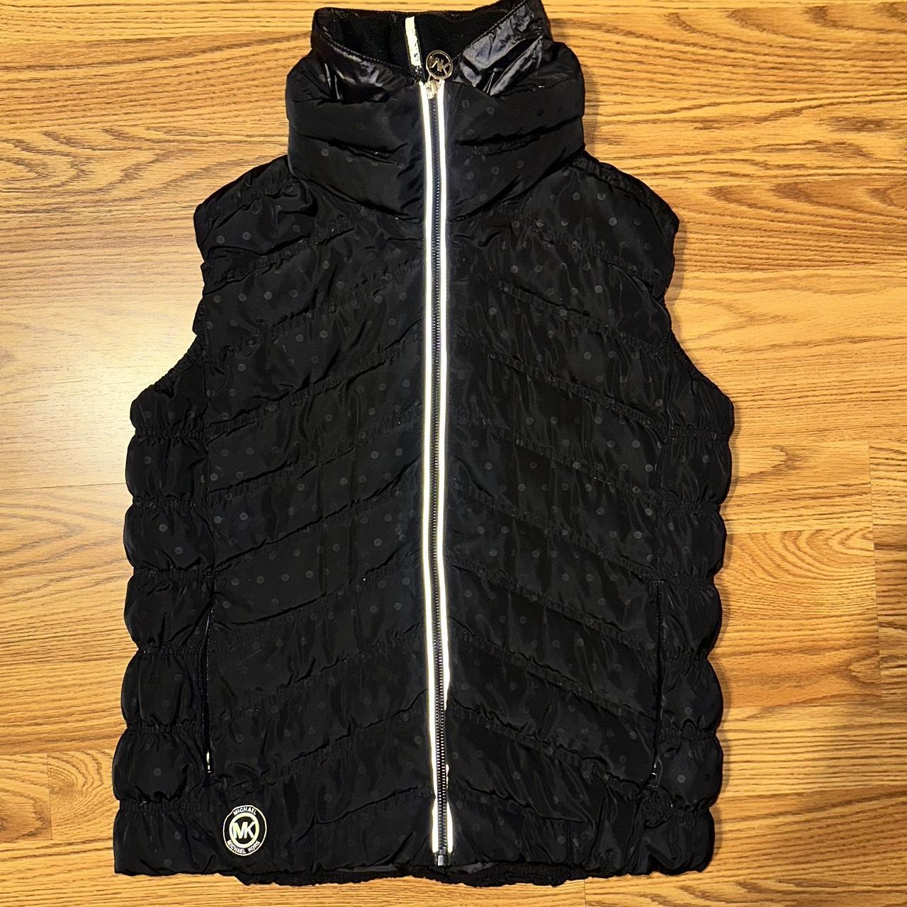 Michael kors vest womens black on sale