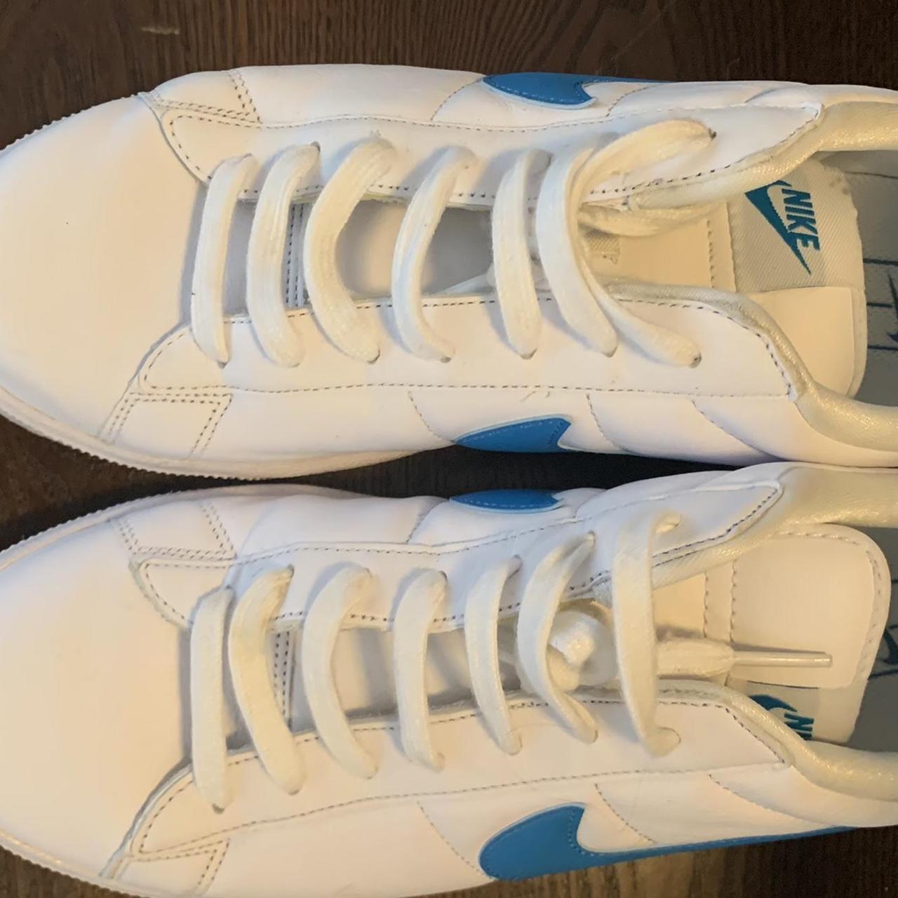 nike tennis classic white orion blue