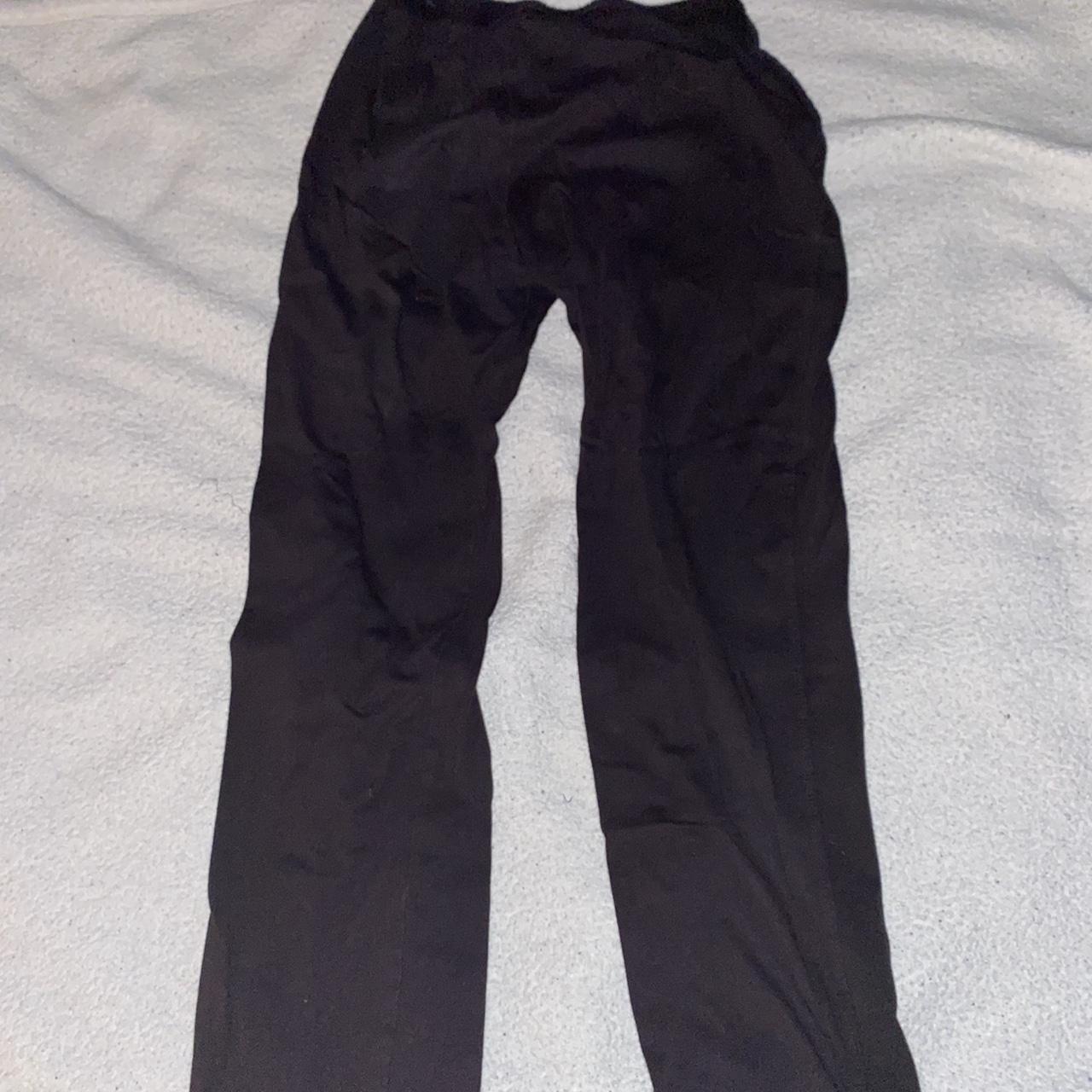 Black tek gear pants size medium