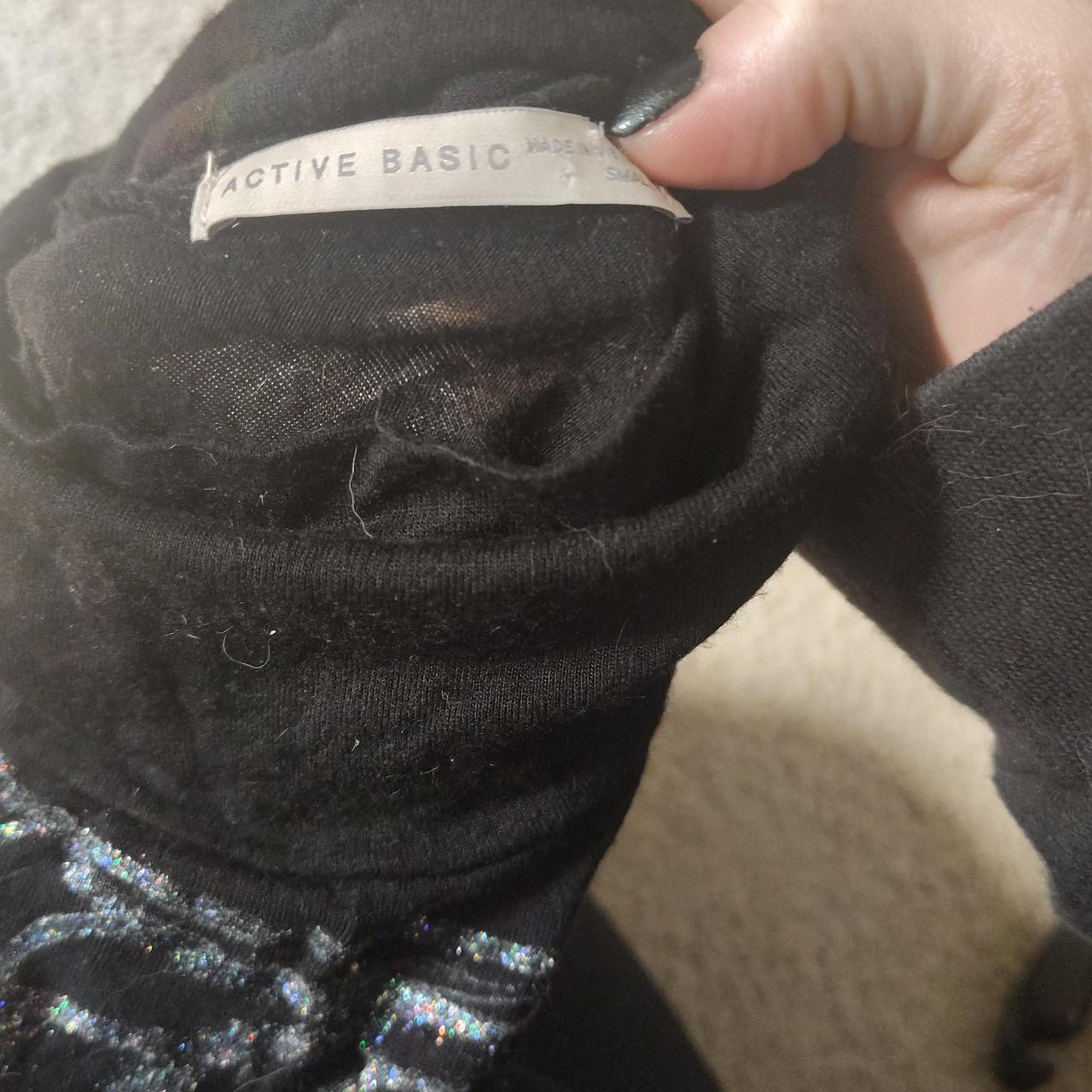 Women's Shirt - Black - S – active basic custom p… - image 3