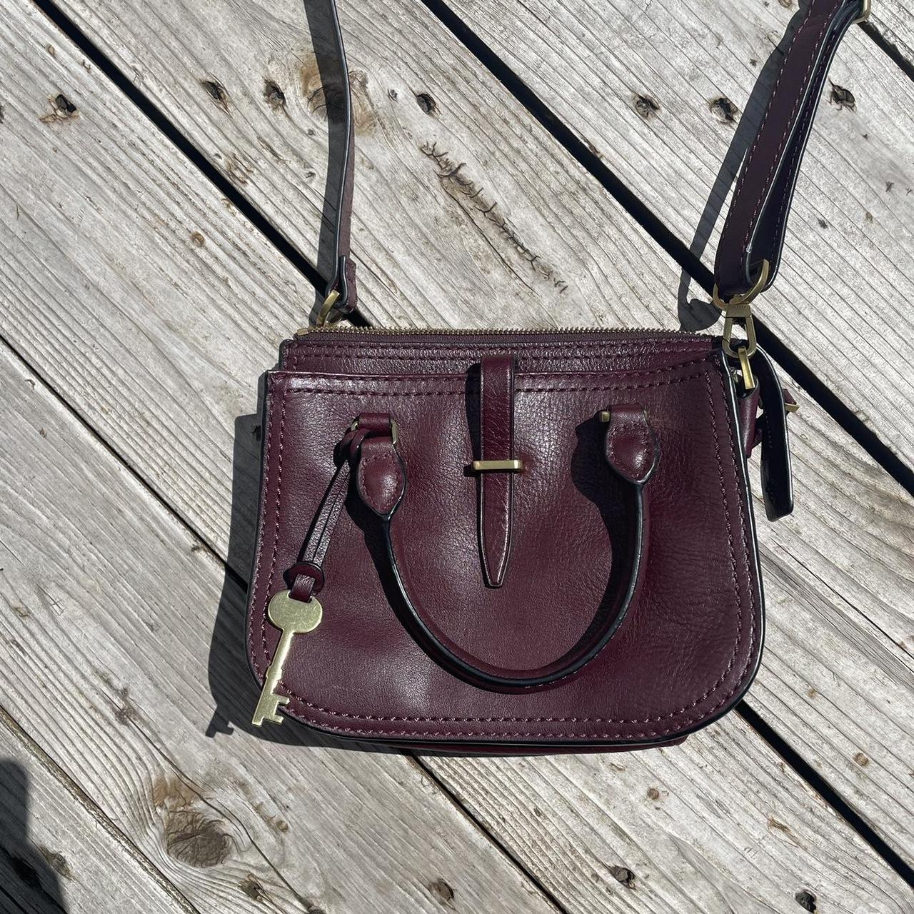 Dark purple mini purse sale