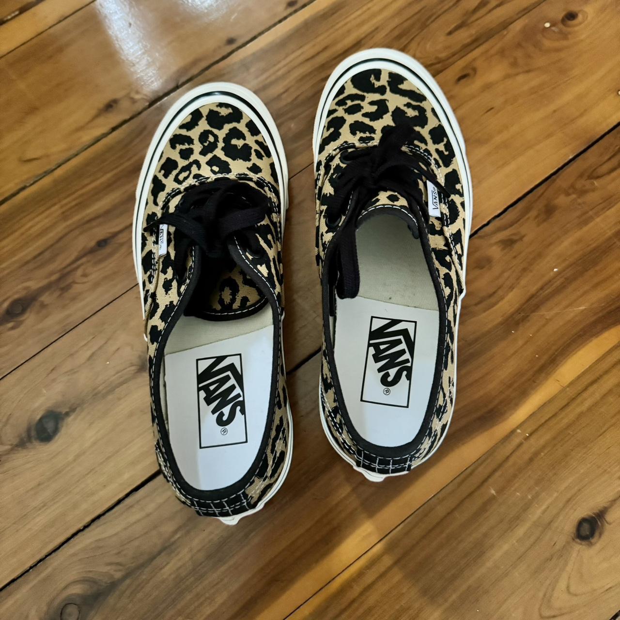 Leopard print vans size 5 best sale