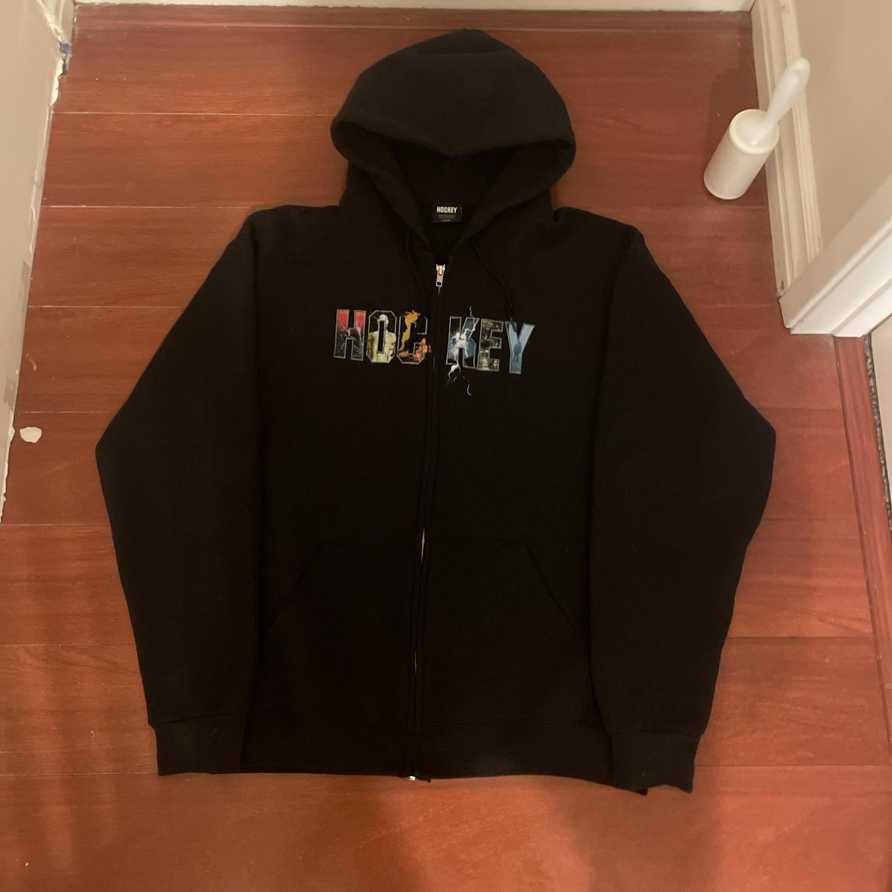 Fucking awesome Hockey zip up hoodie Soft inside | Depop