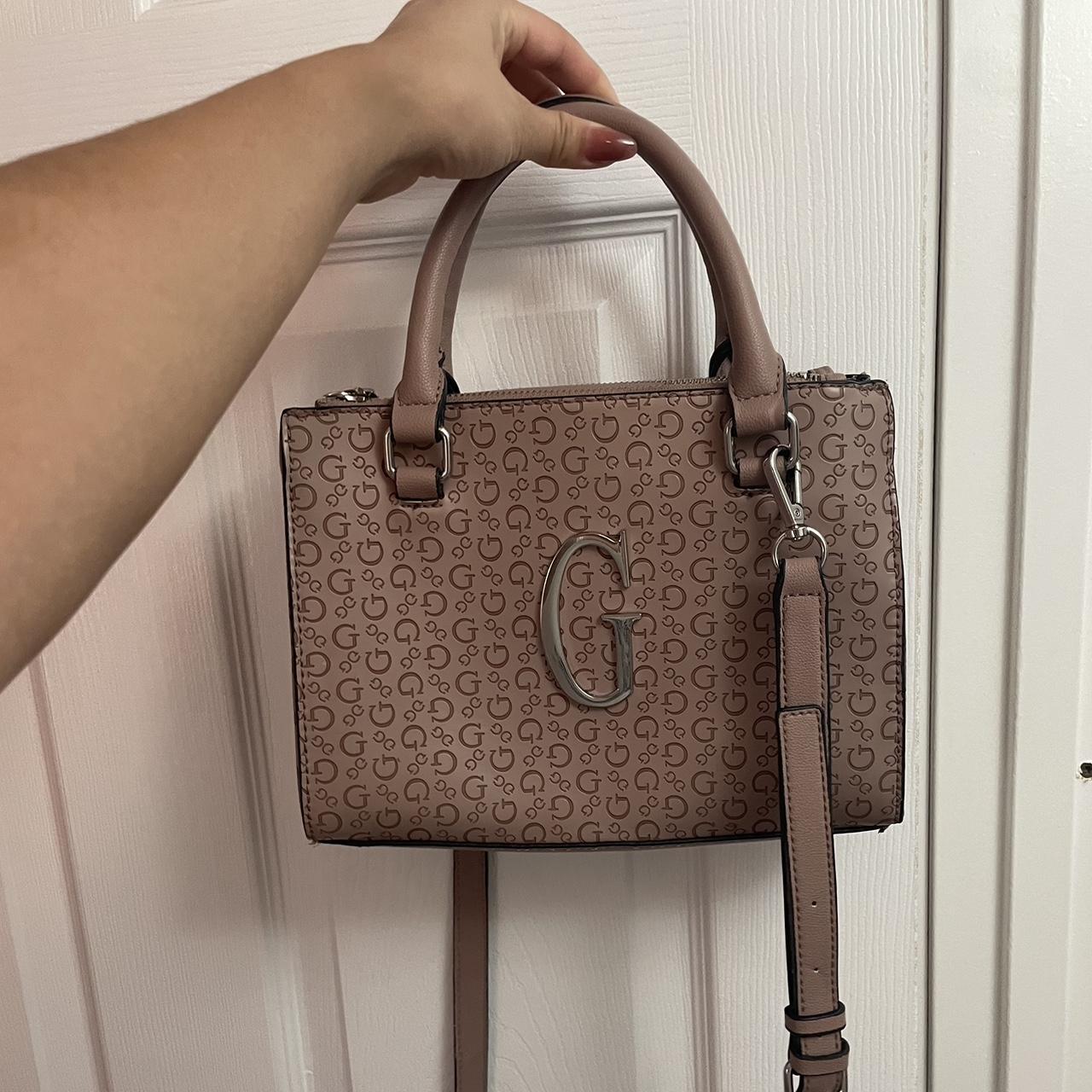 Adorable Tan Guess Purse Crossbody Detachable I ve