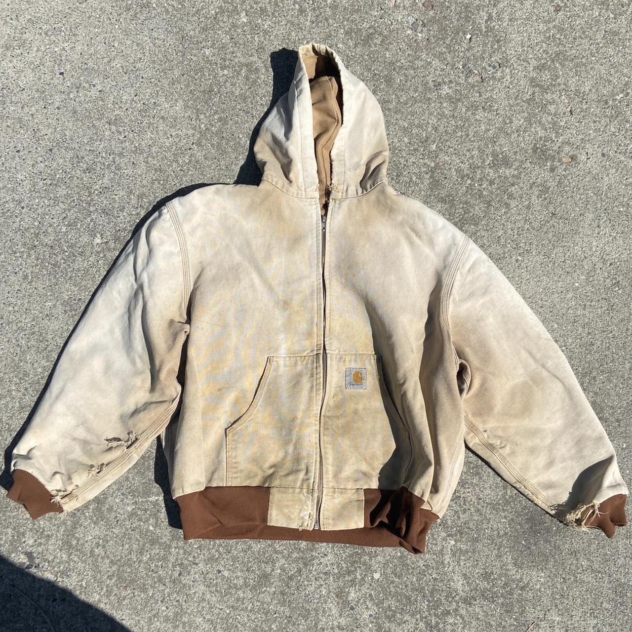 Distress Carhartt jacket XL outlet rips and stains