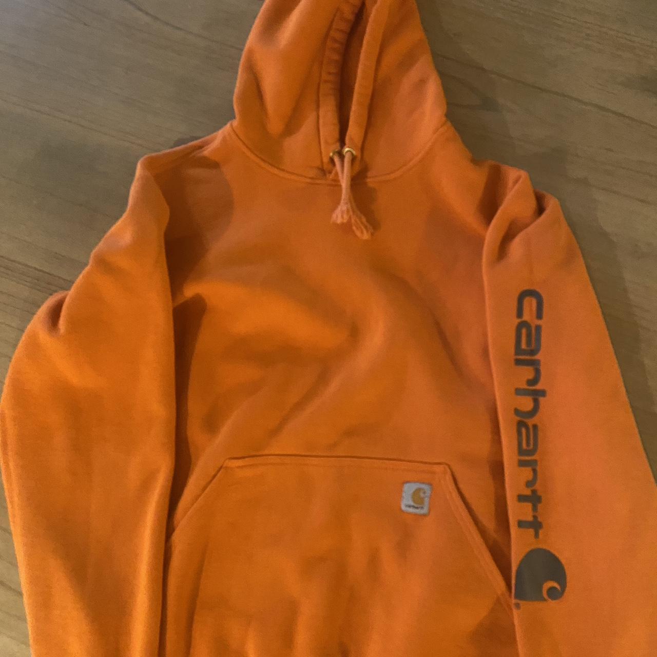 CARHARTT STYLE K288 ORANGE LOOSE FIT MIDWEIGHT LOGO. Depop