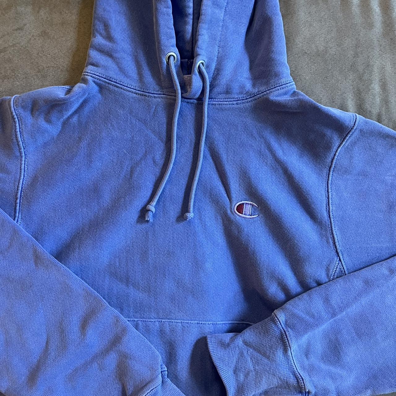 Periwinkle champion hoodie on sale