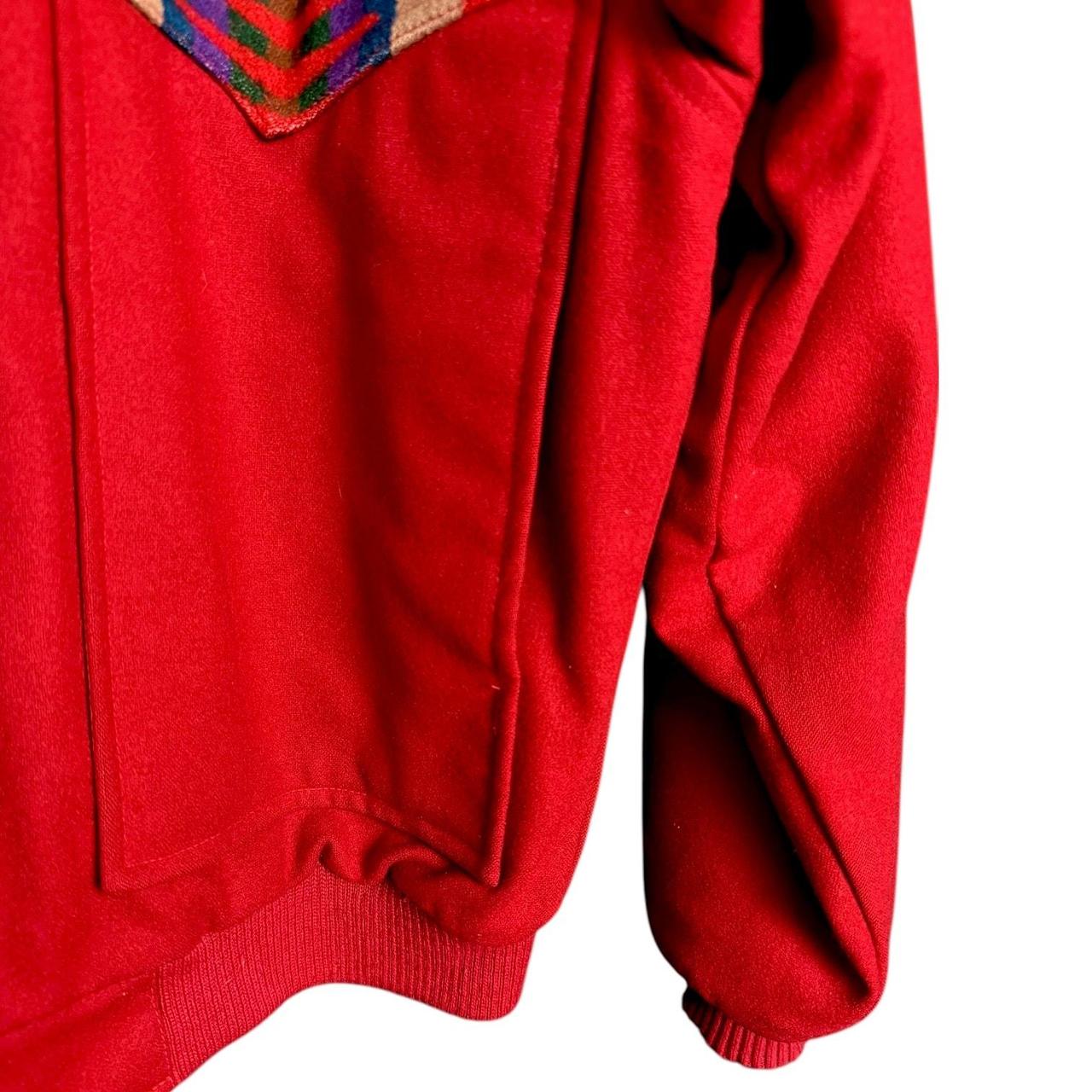 Pendleton Men's Bomber Jacket - Red - L – Elevate… - image 6