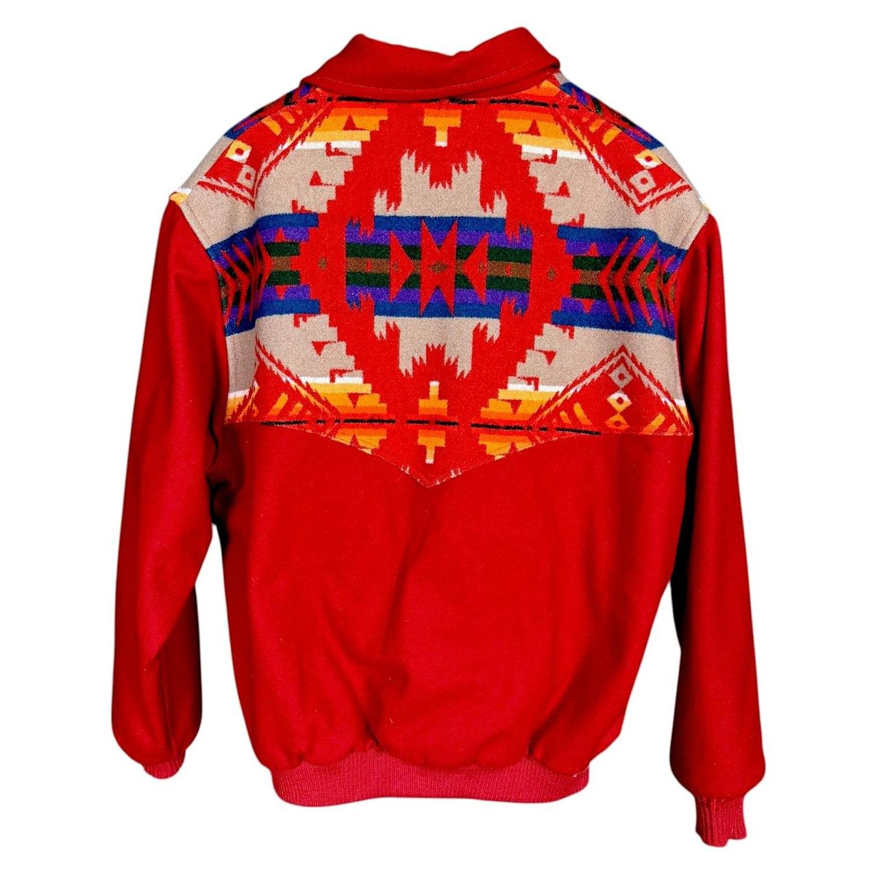Pendleton Men's Bomber Jacket - Red - L – Elevate… - image 3