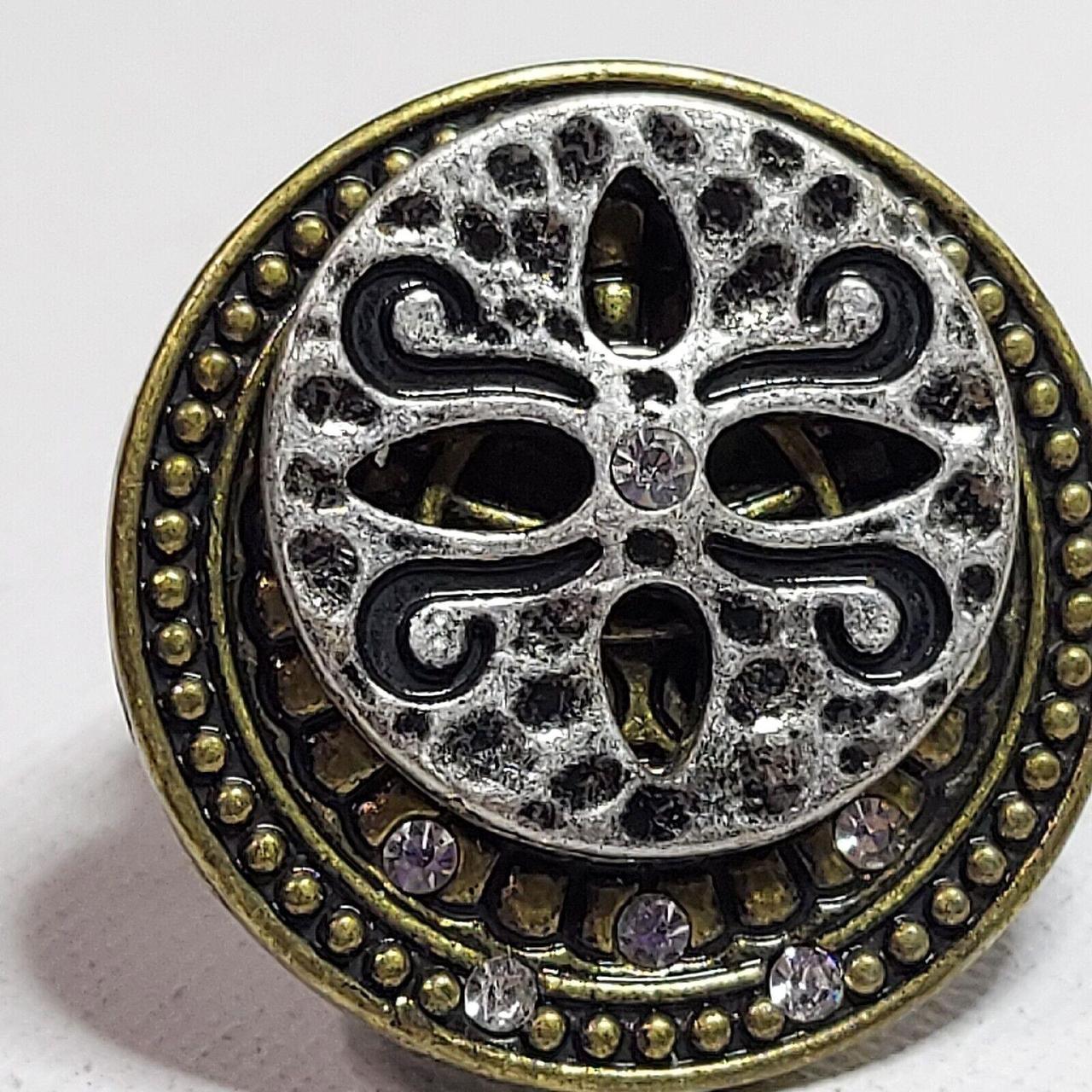 Preloved Women's Ring - Multi – Ring stretch Meta… - image 4