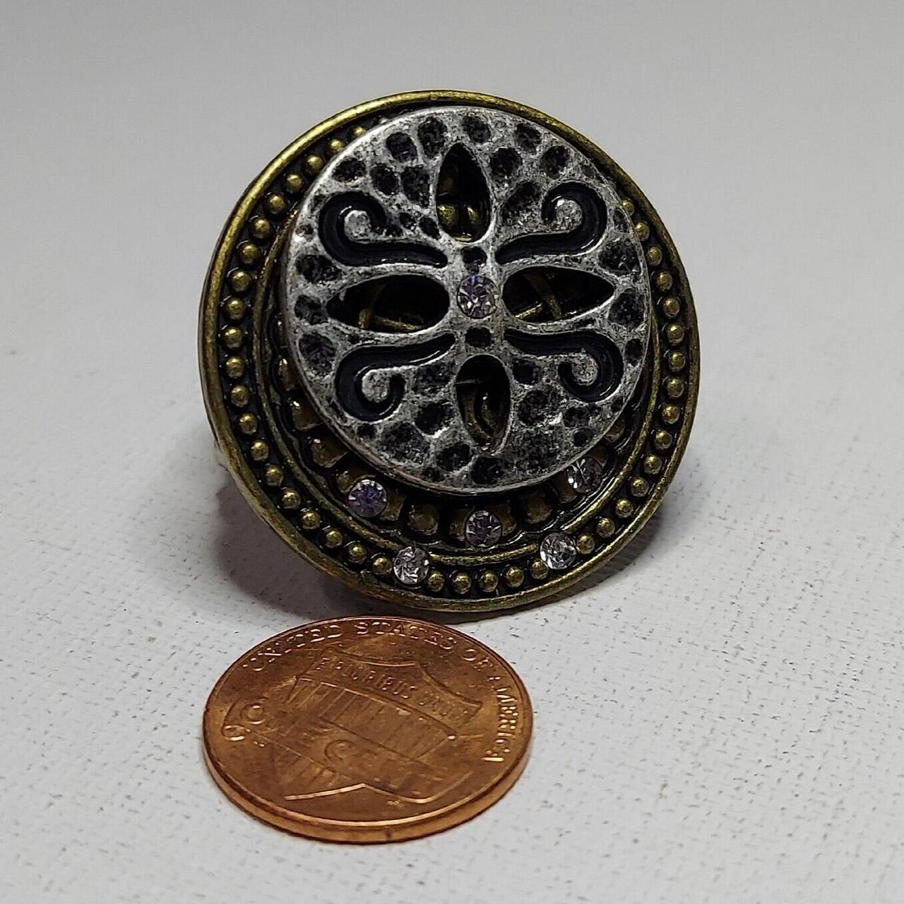 Preloved Women's Ring - Multi – Ring stretch Meta… - image 5